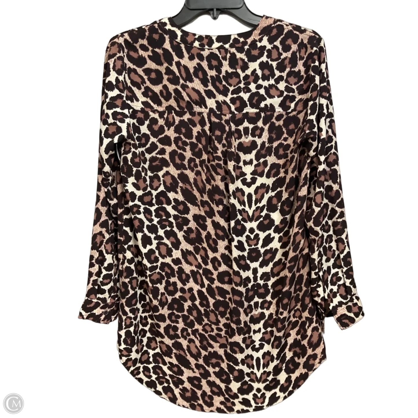 Tunic Long Sleeve By Gianni Bini In Animal Print, Size: Xs