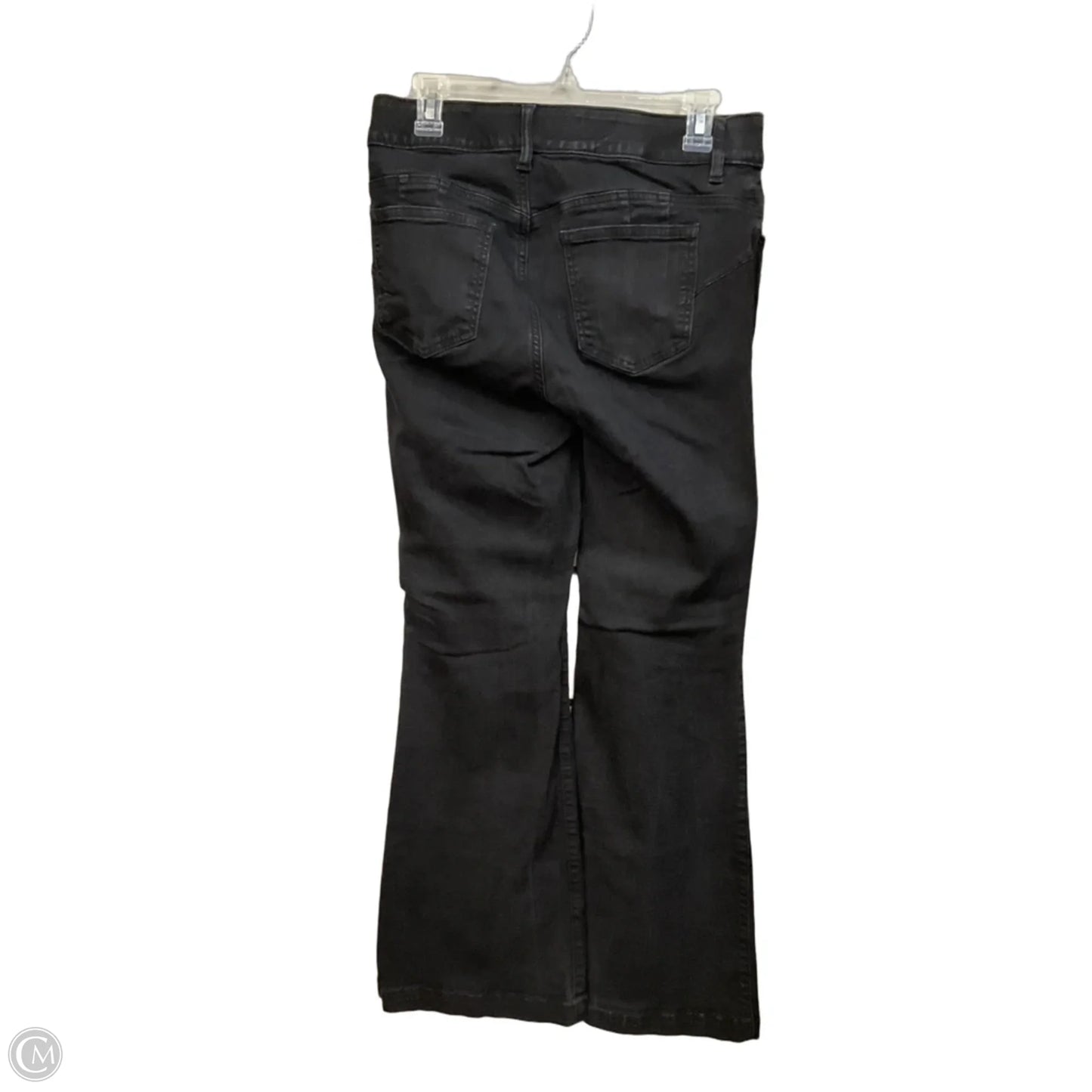 Jeans Flared By Torrid In Black Denim, Size: 10