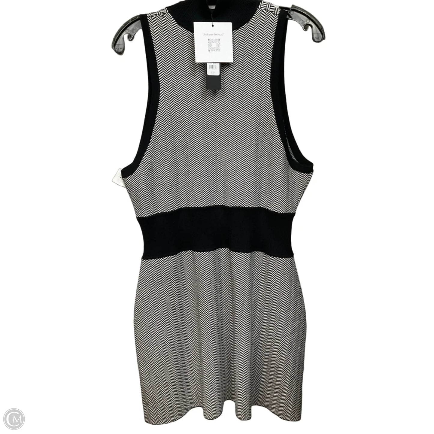 Dress Casual Short By Cma In Black & White, Size: Xl