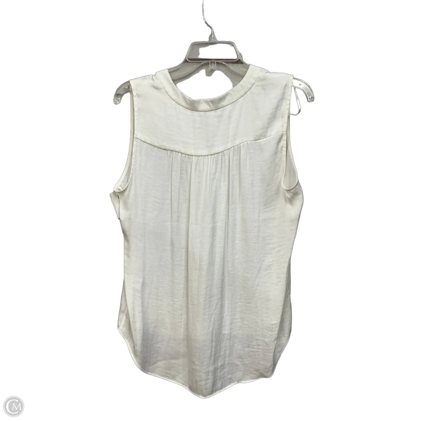 Top Sleeveless By Vince Camuto In White, Size: M