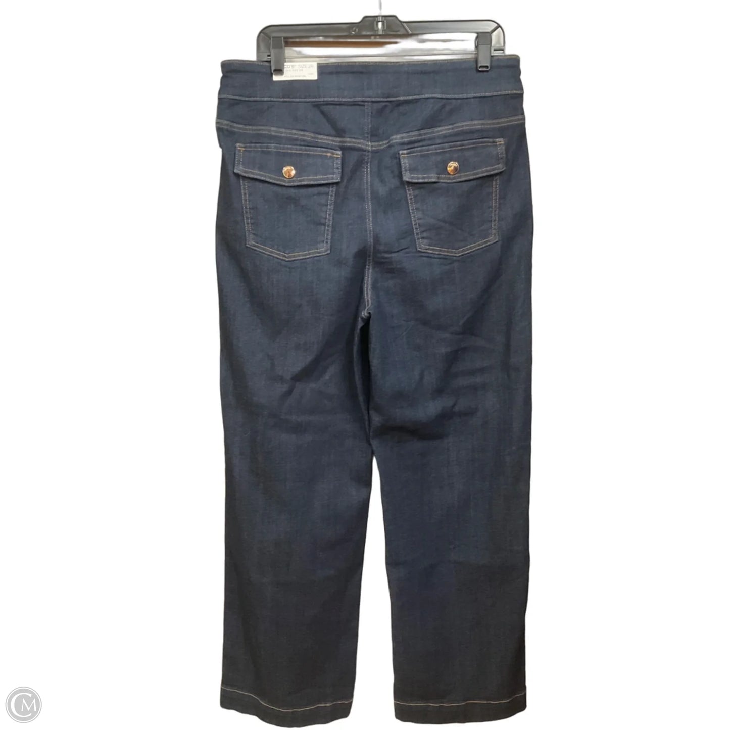 Jeans Wide Leg By Chicos In Blue Denim, Size: 12