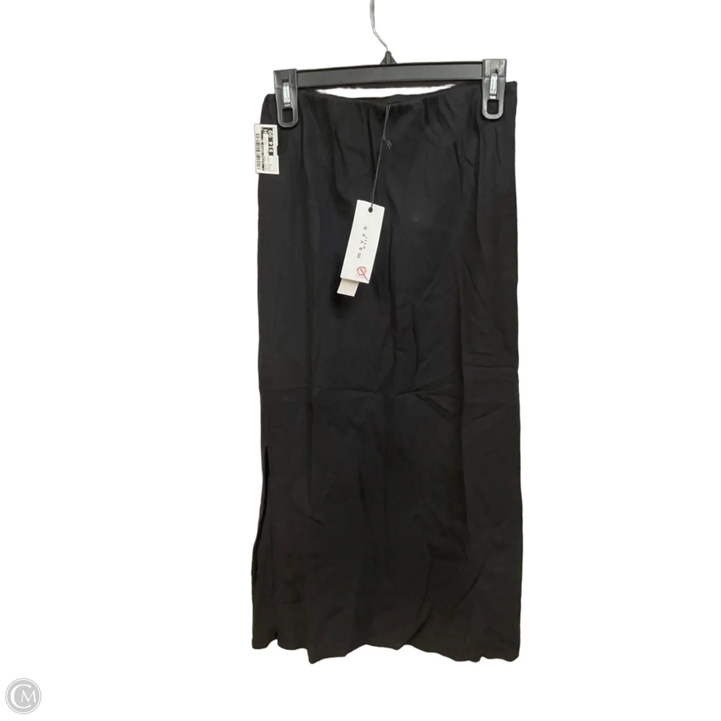 Skirt Midi By Clothes Mentor In Black, Size: 4
