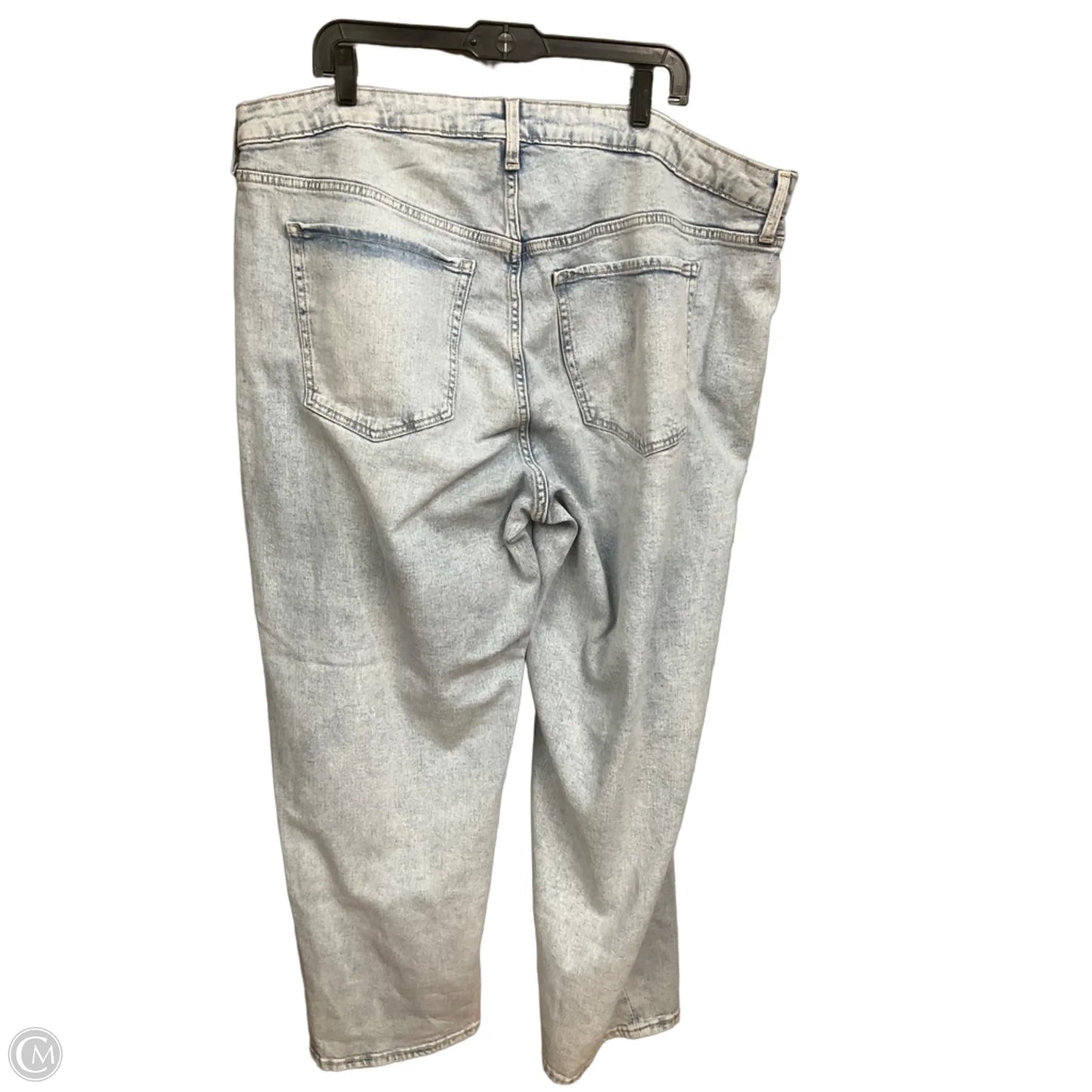Jeans Straight By Old Navy In Blue Denim, Size: 22