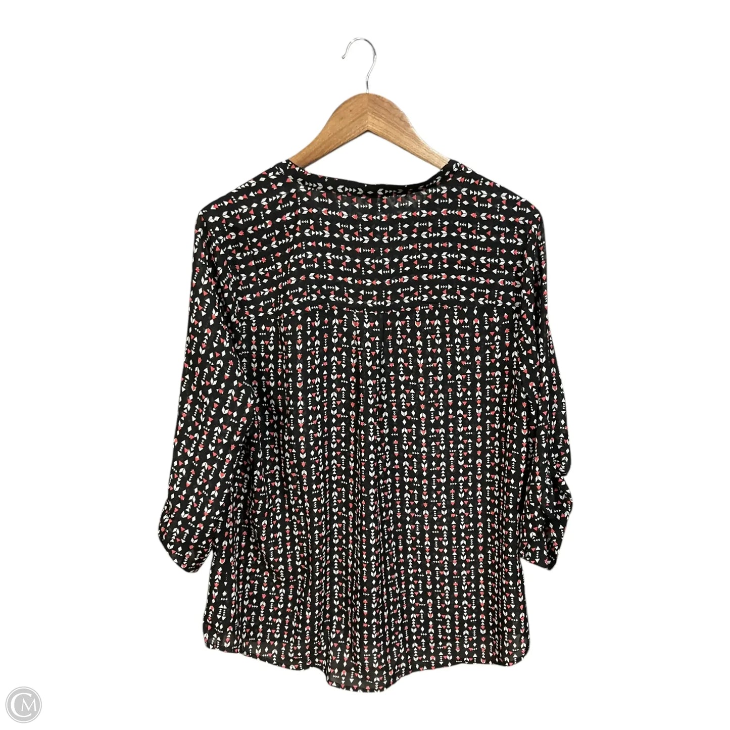 Top Long Sleeve By Maurices In Multi-colored, Size: L