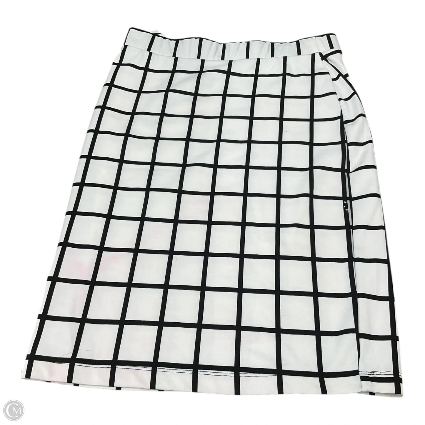 Skirt Mini & Short By Jules & Leopold In Blue & White, Size: M