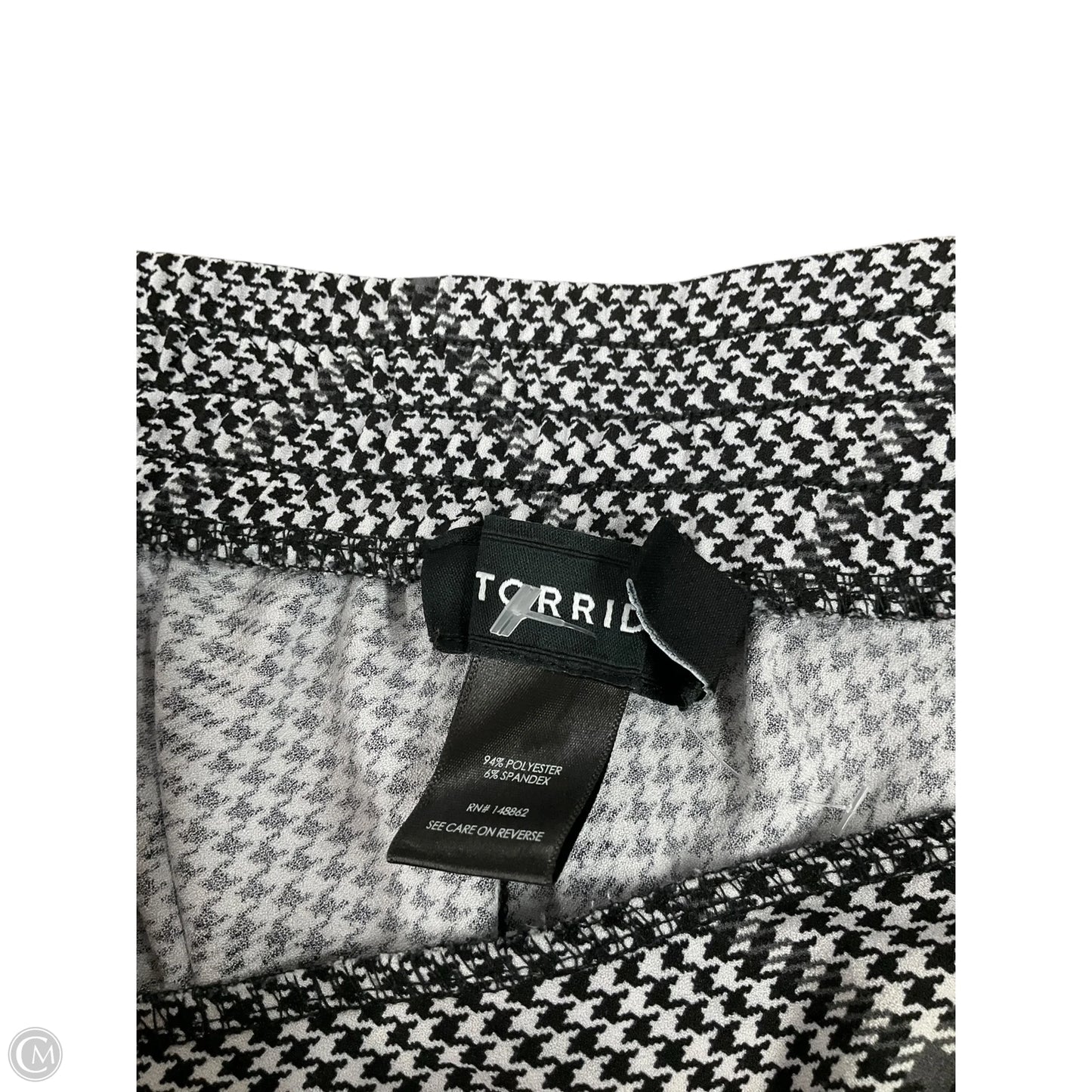 Pants Dress By Torrid In Black & White, Size: 16