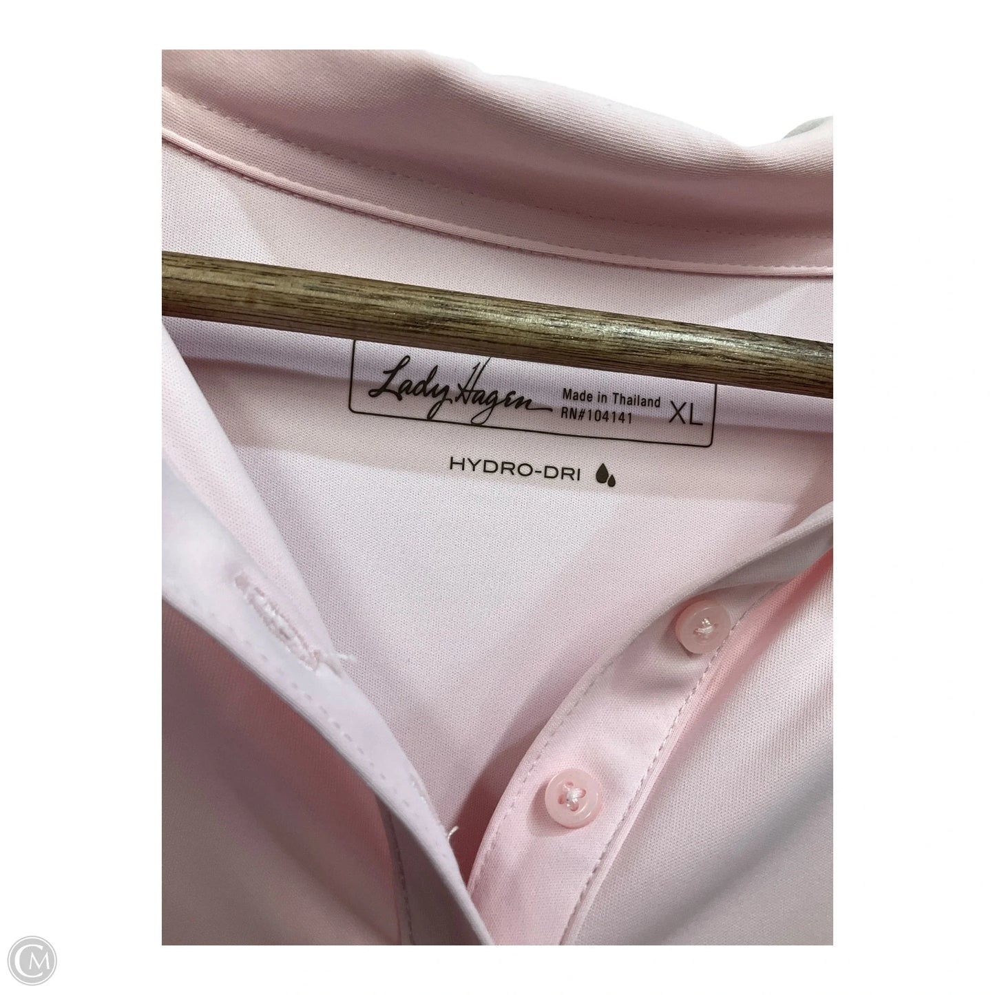 Athletic Top Short Sleeve By Lady Hagen In Pink, Size: Xl