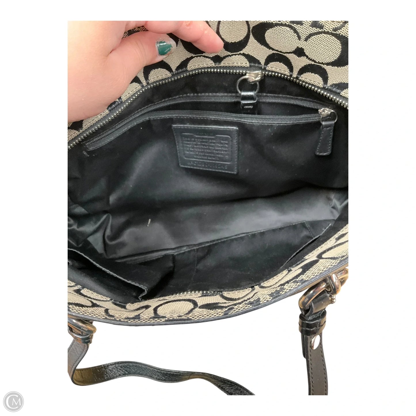 Handbag Designer By Coach, Size: Medium