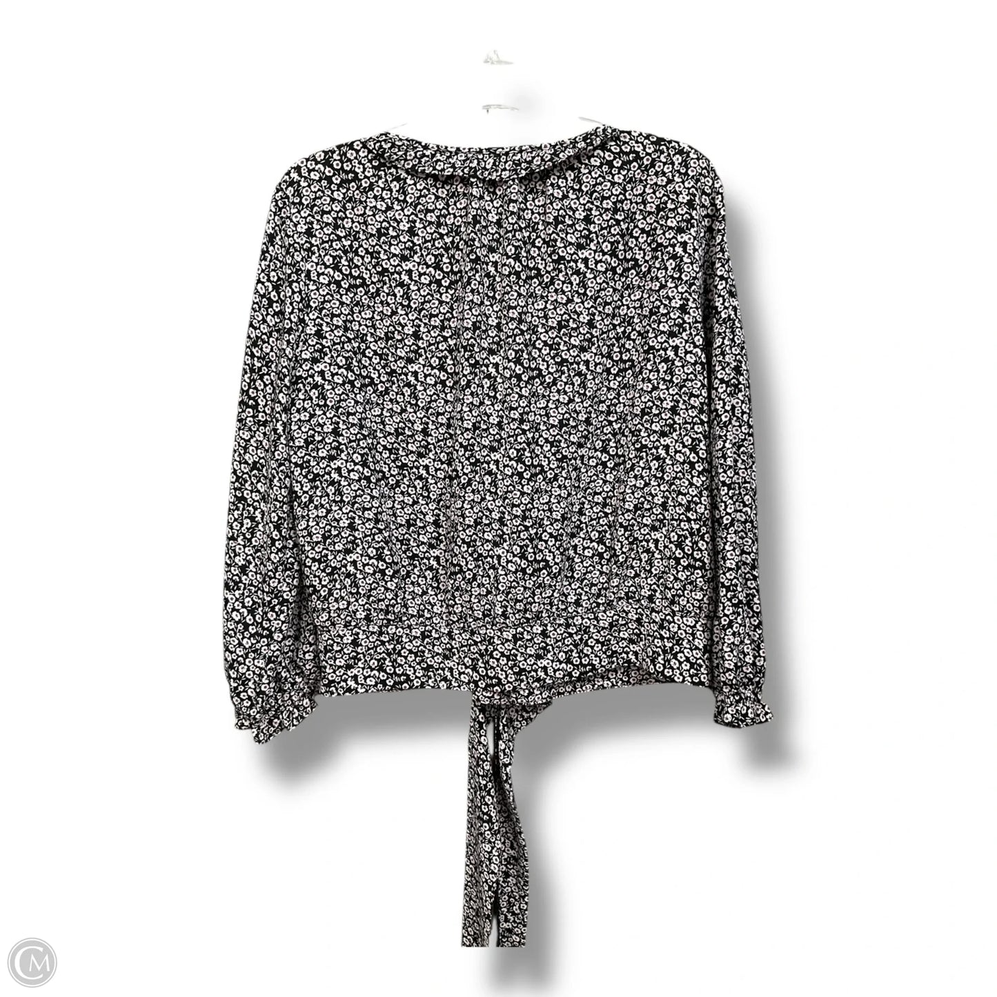 Blouse Long Sleeve By 1.state In Floral Print, Size: L