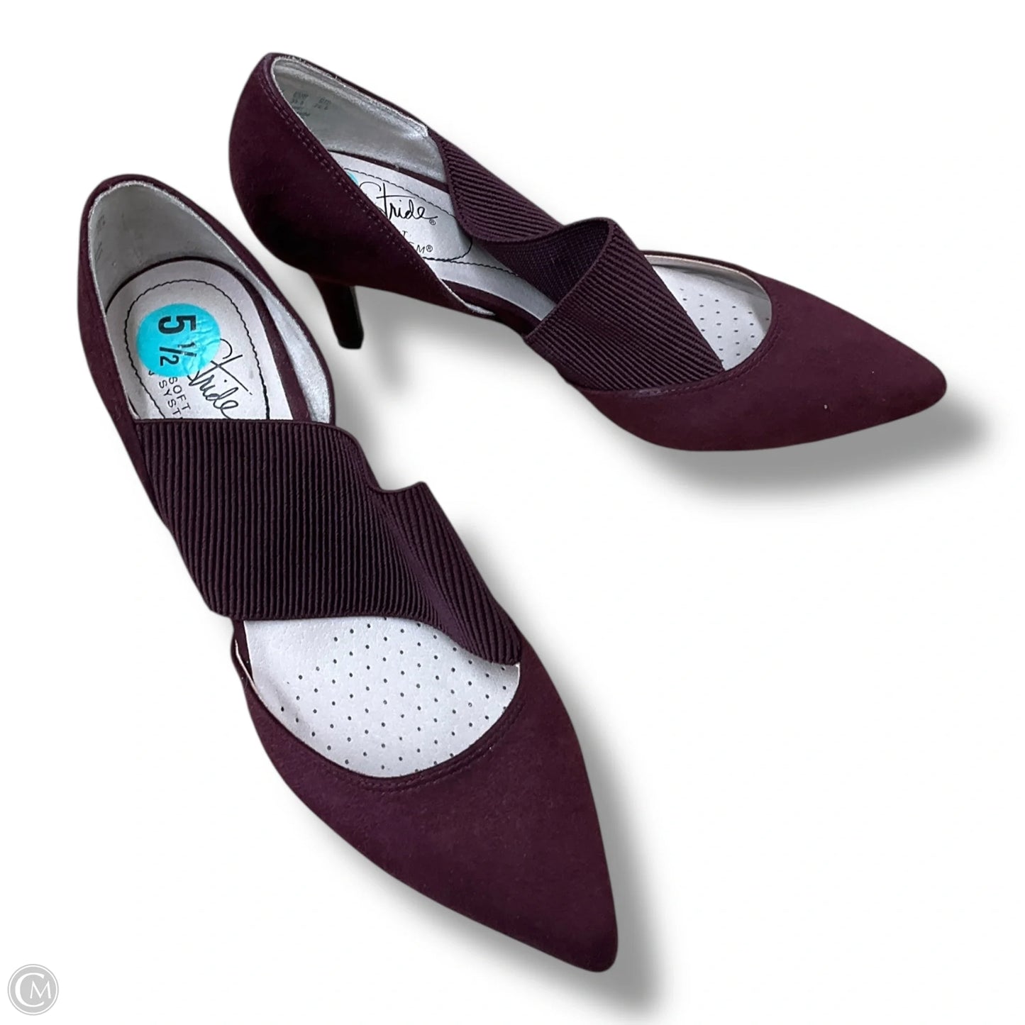 Shoes Heels Platform By Life Stride In Maroon, Size: 5.5