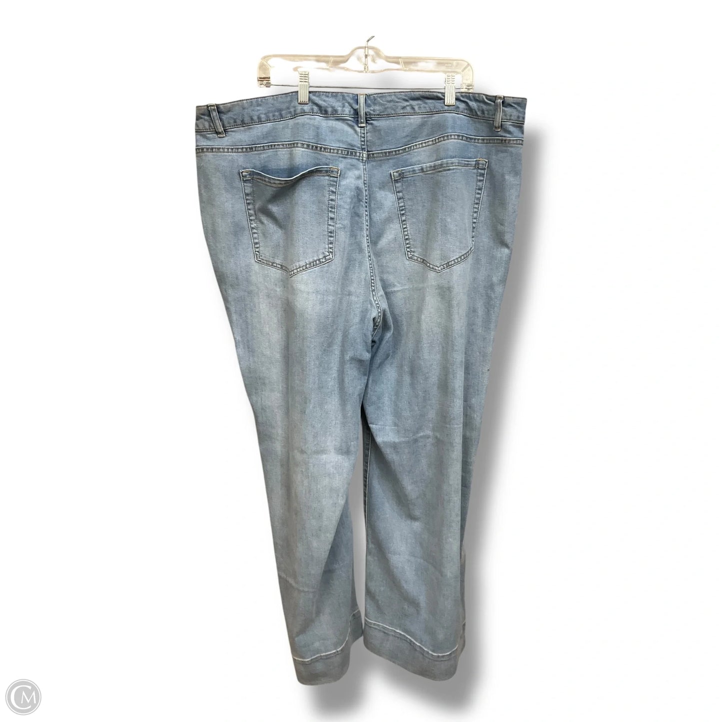Jeans Wide Leg By Lane Bryant In Blue Denim, Size: 22