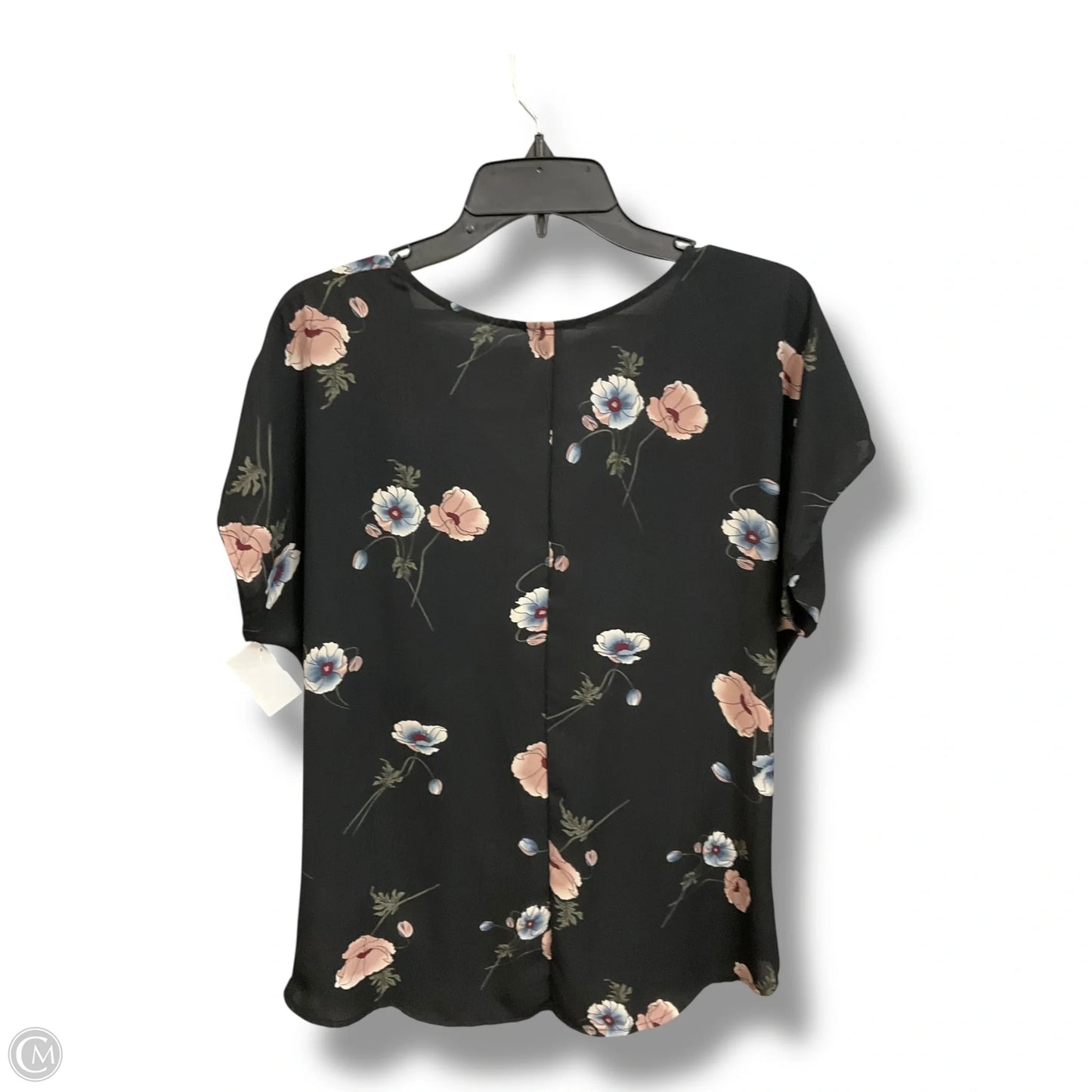 Top Short Sleeve By West Kei In Floral Print, Size: M