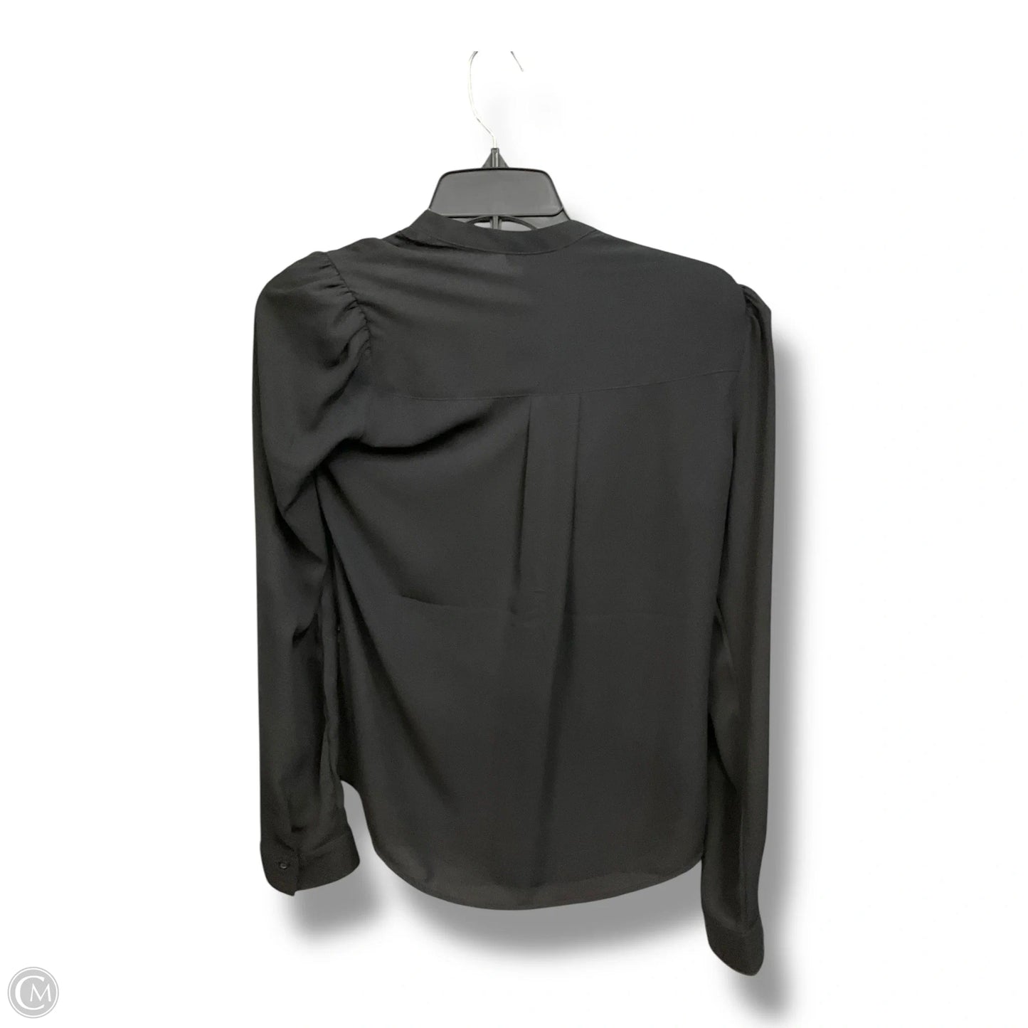 Blouse Long Sleeve By Express In Black, Size: Xs