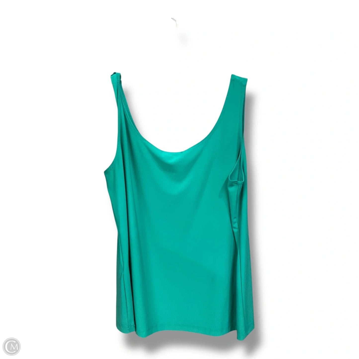 Top Sleeveless By Appleseeds In Green, Size: M
