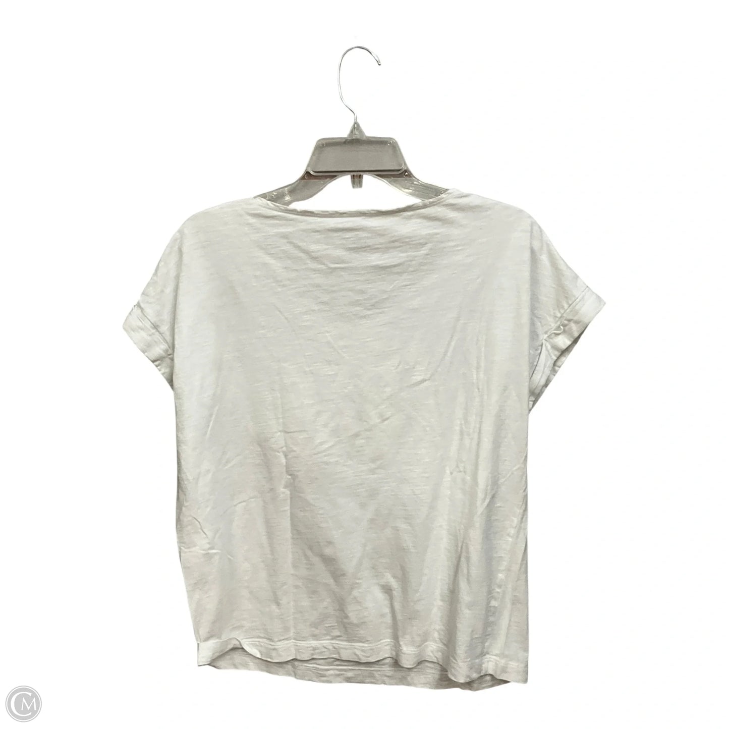 Top Short Sleeve By Cabi In White, Size: S