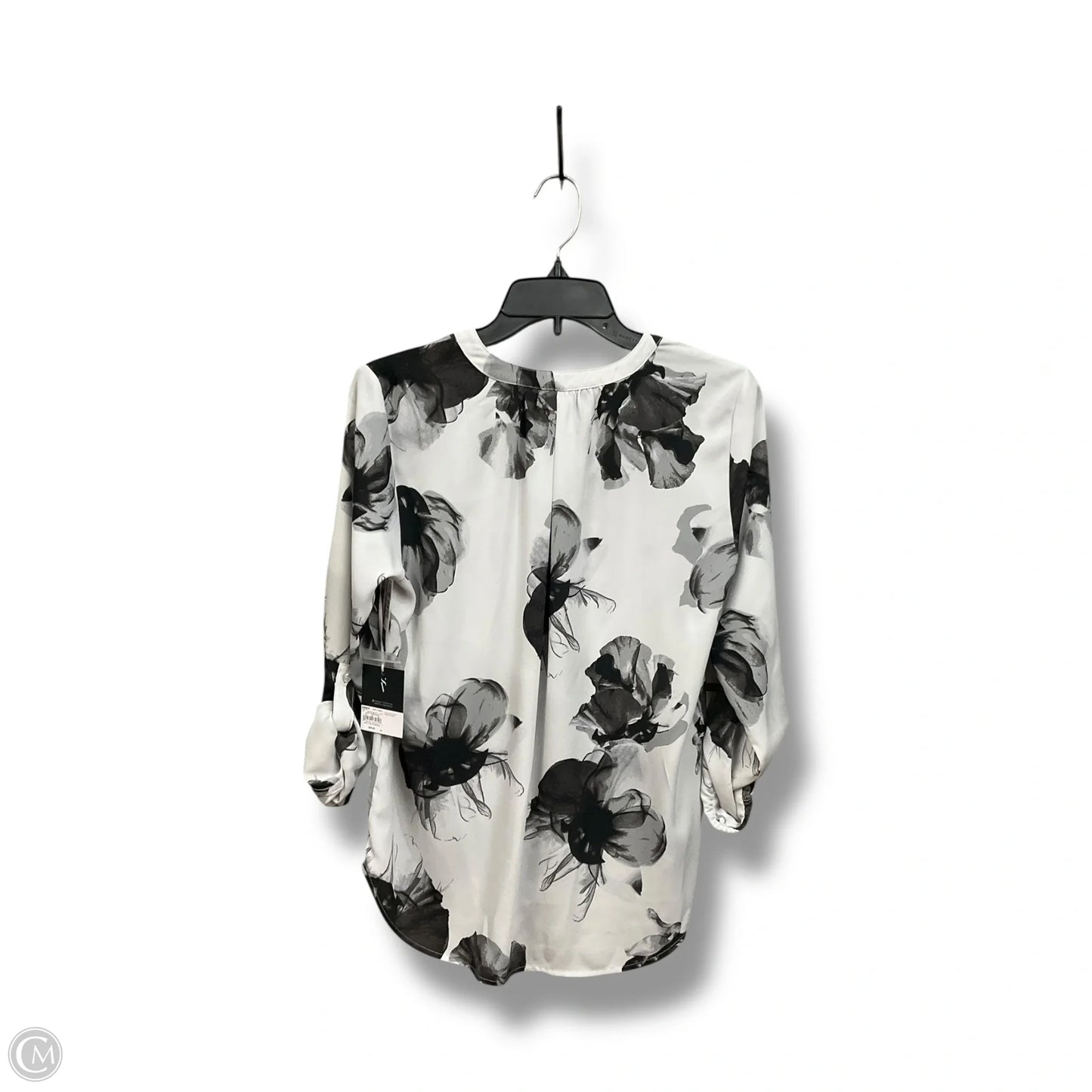 Blouse Long Sleeve By Simply Vera In Floral Print, Size: Xs