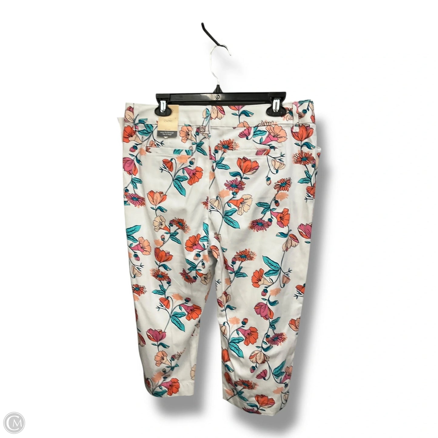 Capris By St Johns Bay In Floral Print, Size: 14