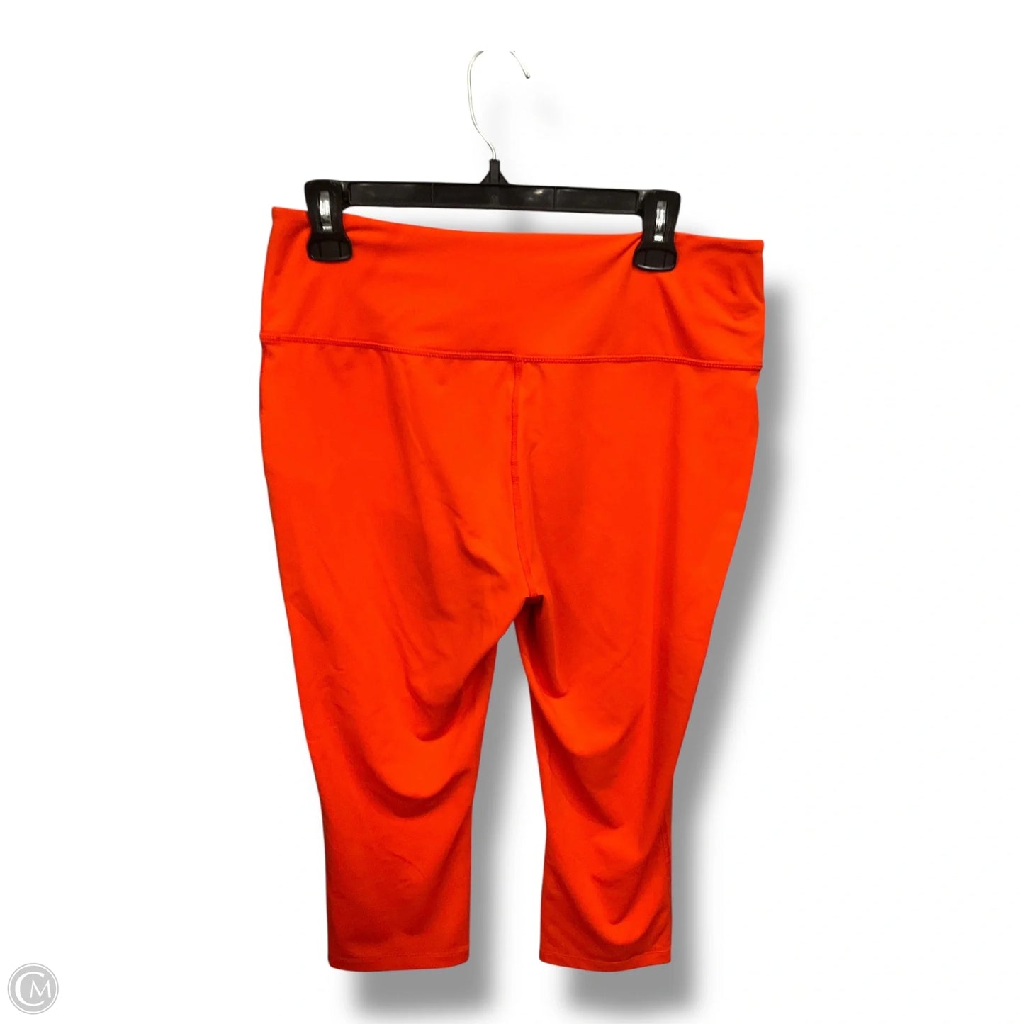Athletic Capris By Eddie Bauer In Orange, Size: L