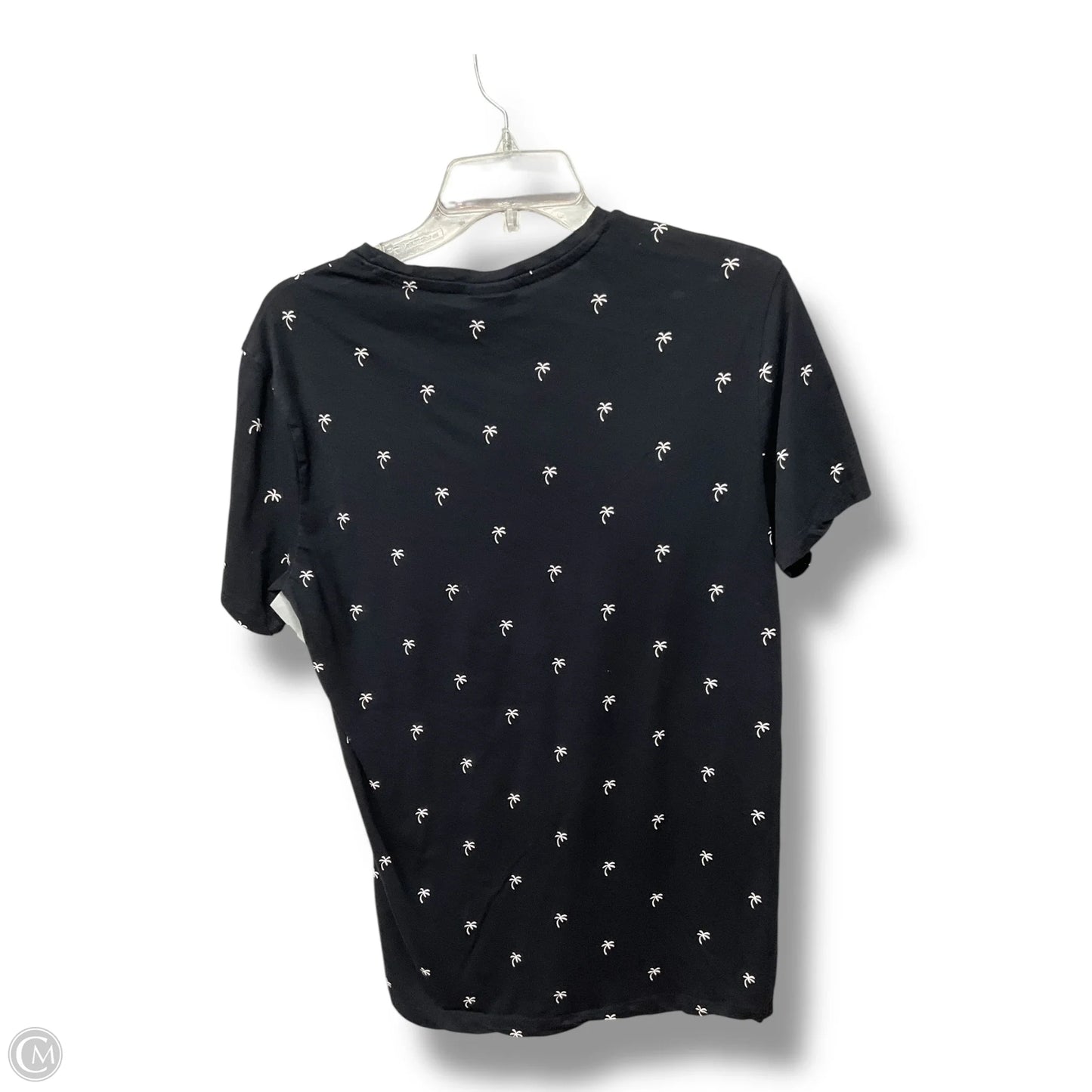 Top Short Sleeve By H&m In Tropical Print, Size: S