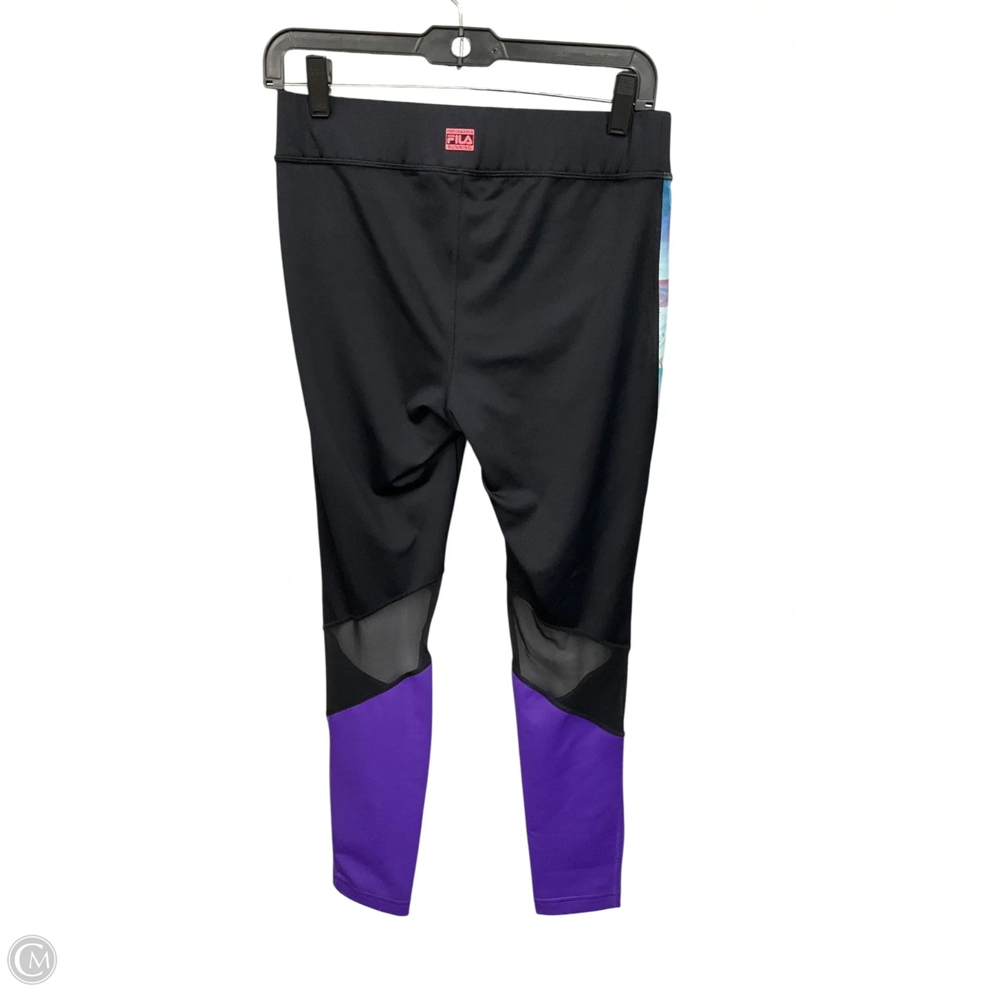 Athletic Leggings By Fila In Multi-colored, Size: M