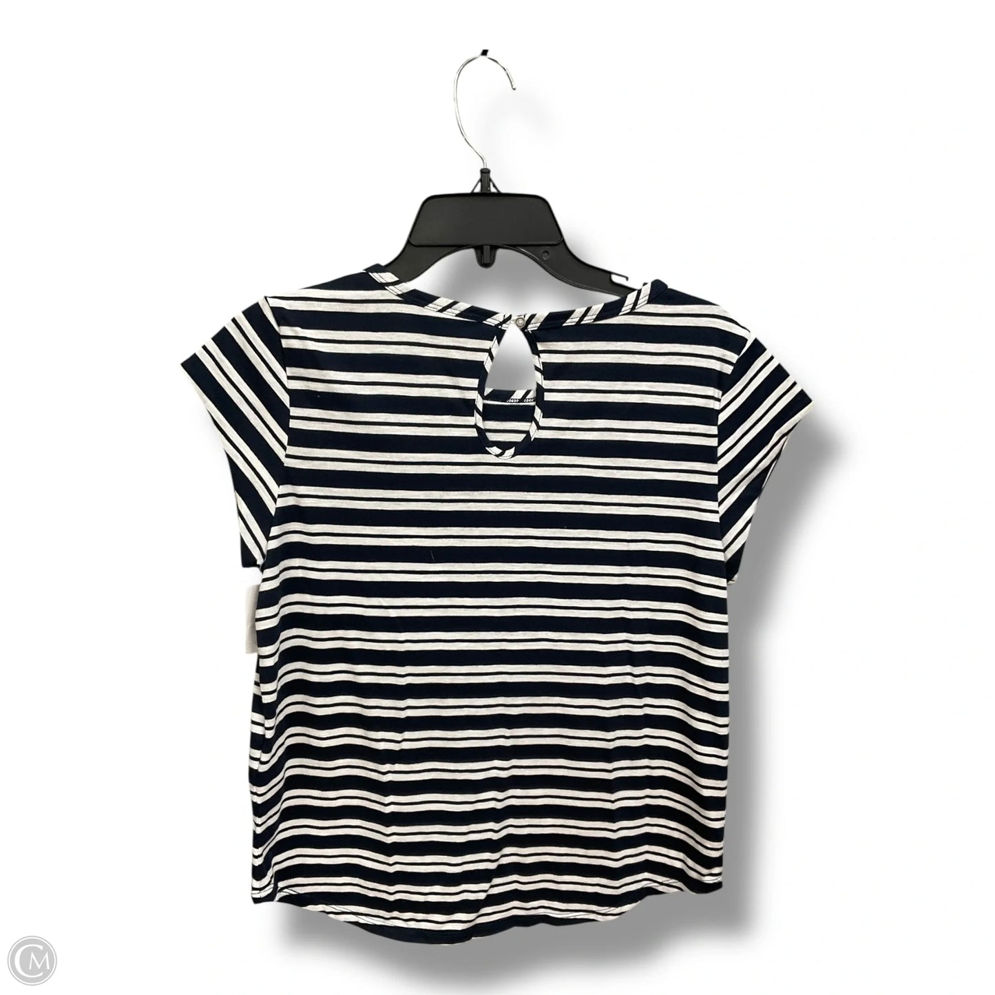 Top Sleeveless By Nautica In Striped Pattern, Size: S