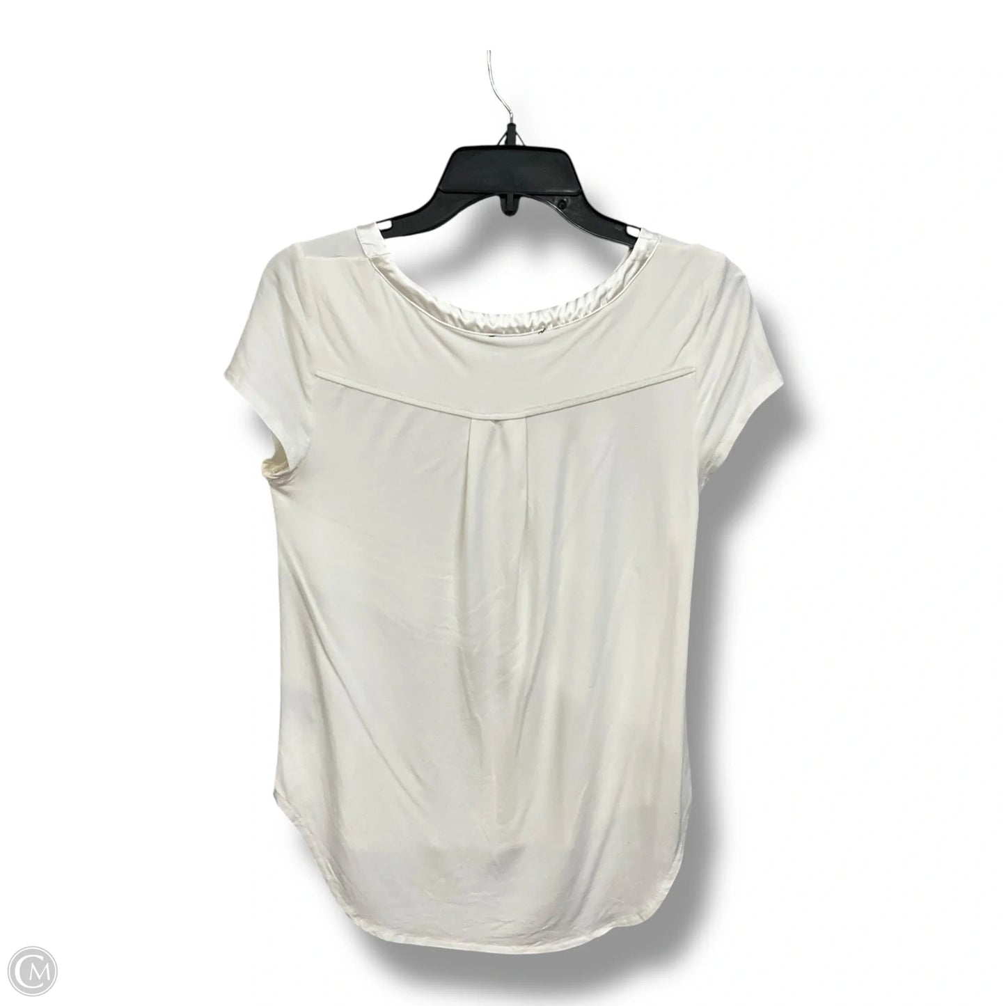 Top Short Sleeve Basic By Premise Studio In Ivory, Size: S