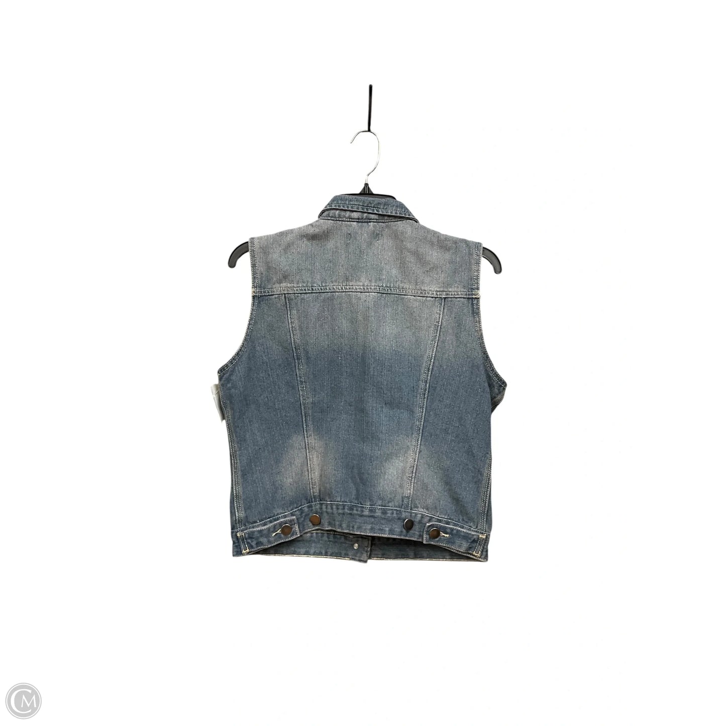 Vest Other By Body Central In Blue Denim, Size: L