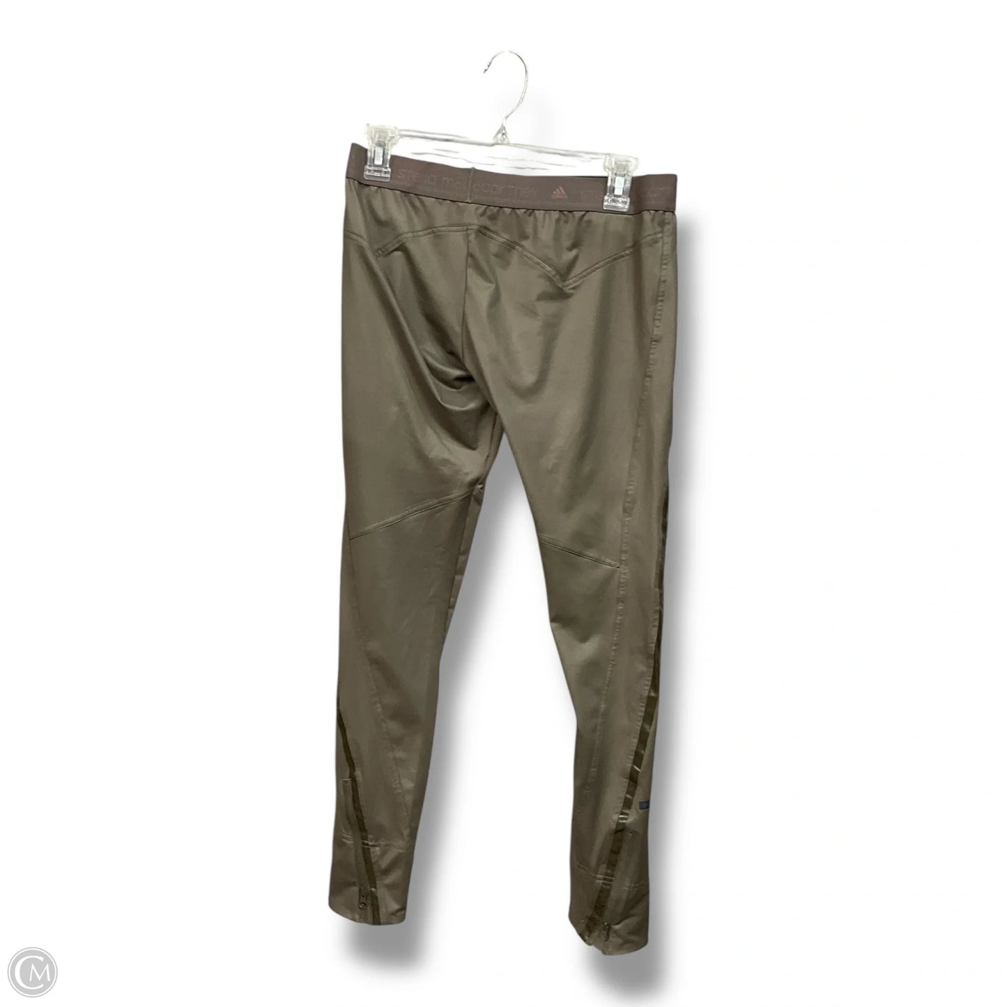 Athletic Leggings By Adidas In Green, Size: M