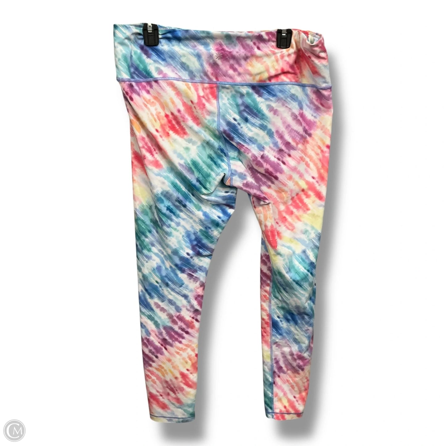 Athletic Leggings By Athleta In Tie Dye Print, Size: Xl