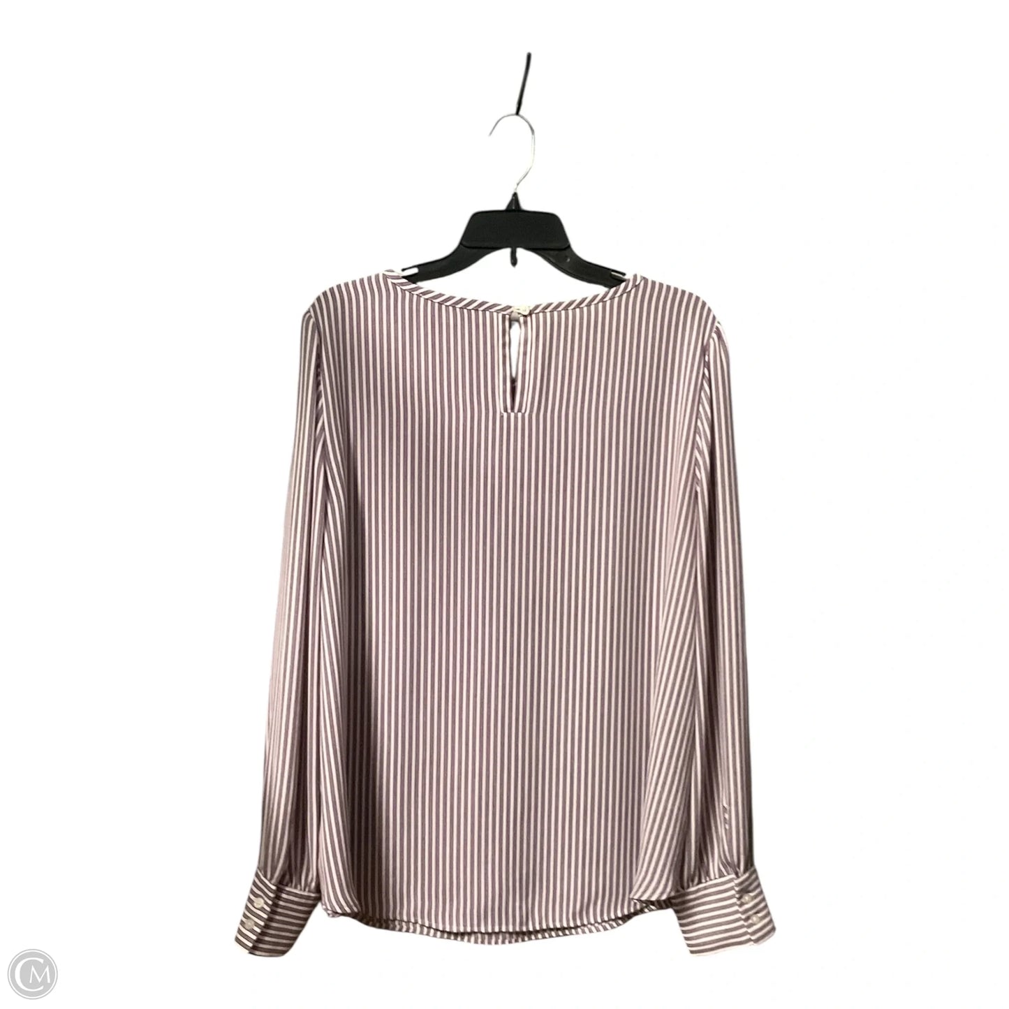 Top Long Sleeve By Loft In Striped Pattern, Size: Xl