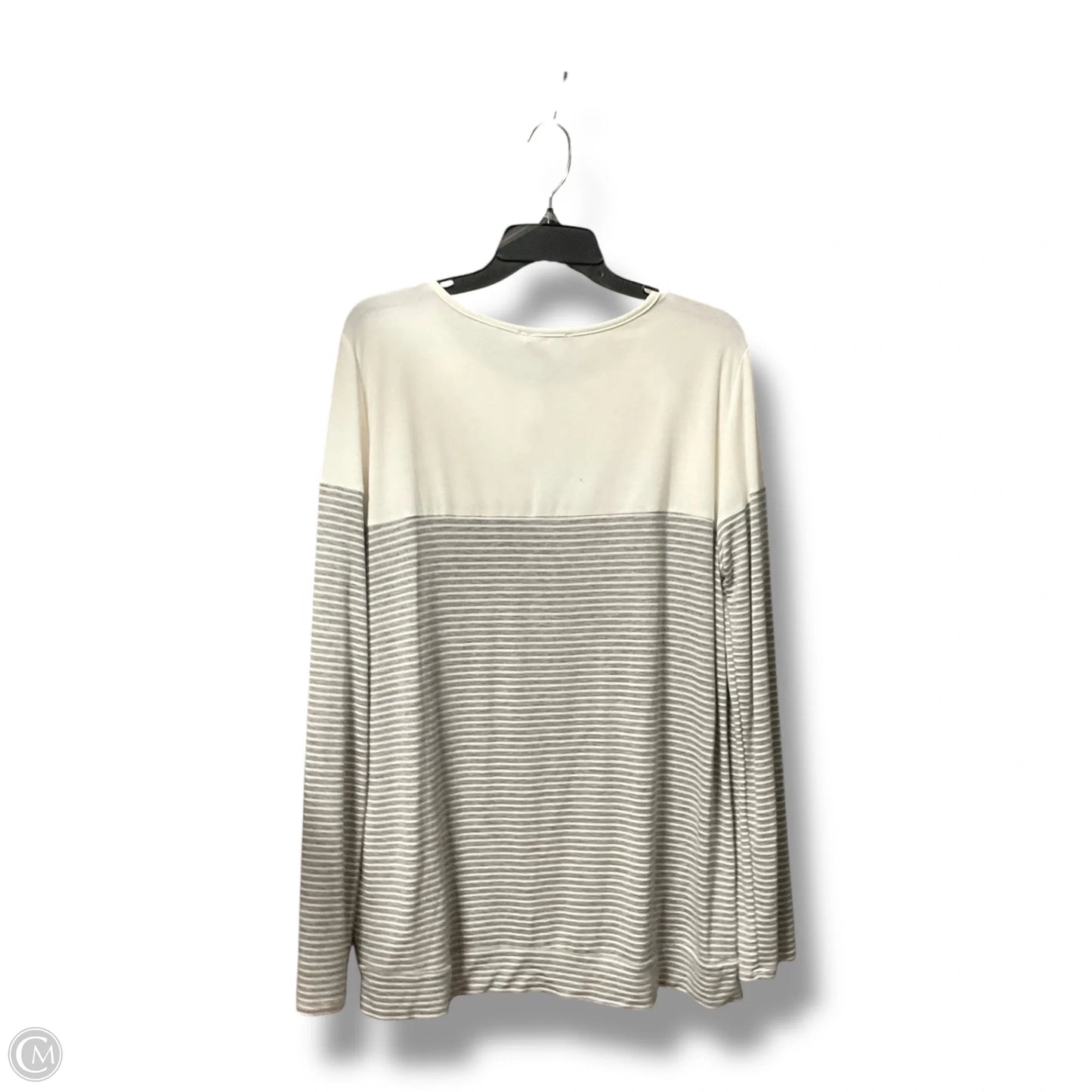 Top Long Sleeve By Pink Clover In Striped Pattern, Size: Xl