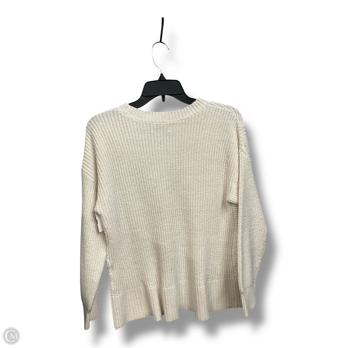 Sweater By Sonoma In Ivory, Size: L