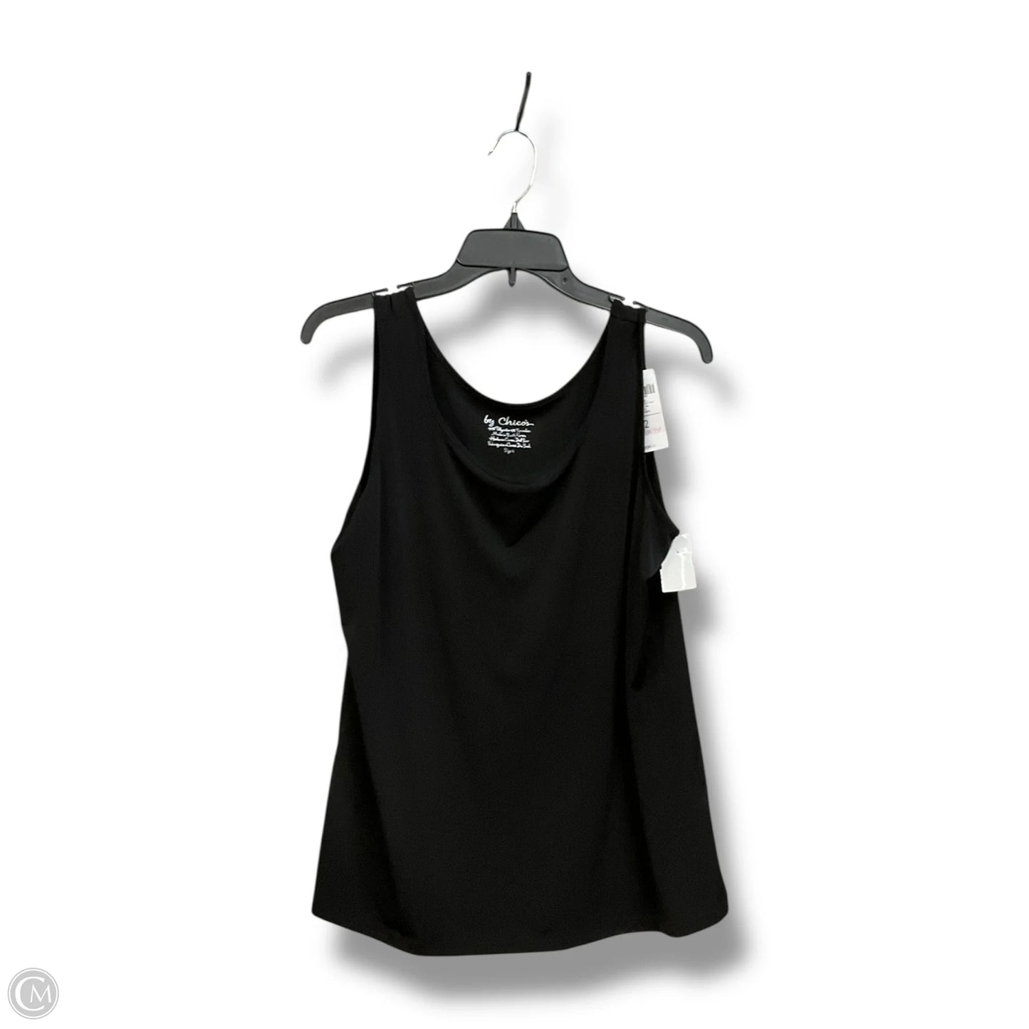 Tank Top By Chicos In Black, Size: L