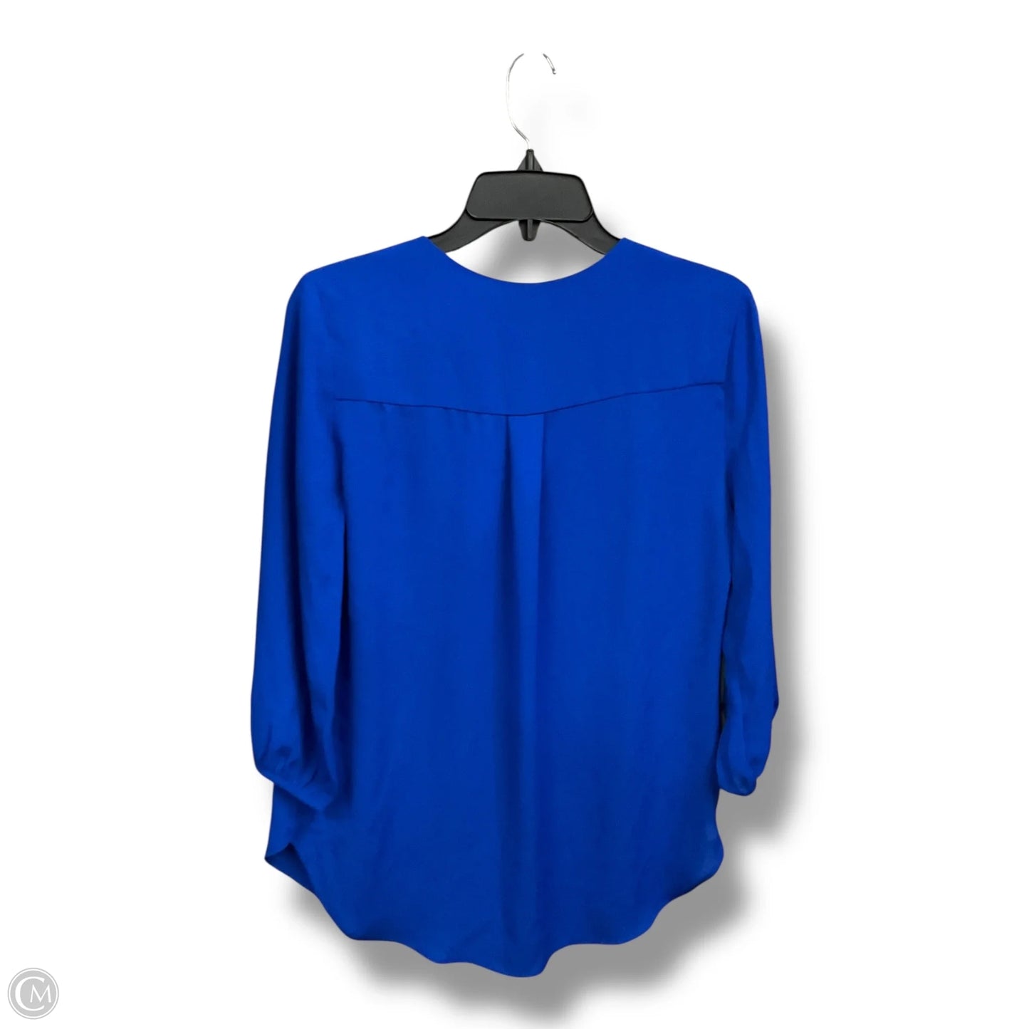 Top 3/4 Sleeve By Pleione In Blue, Size: S