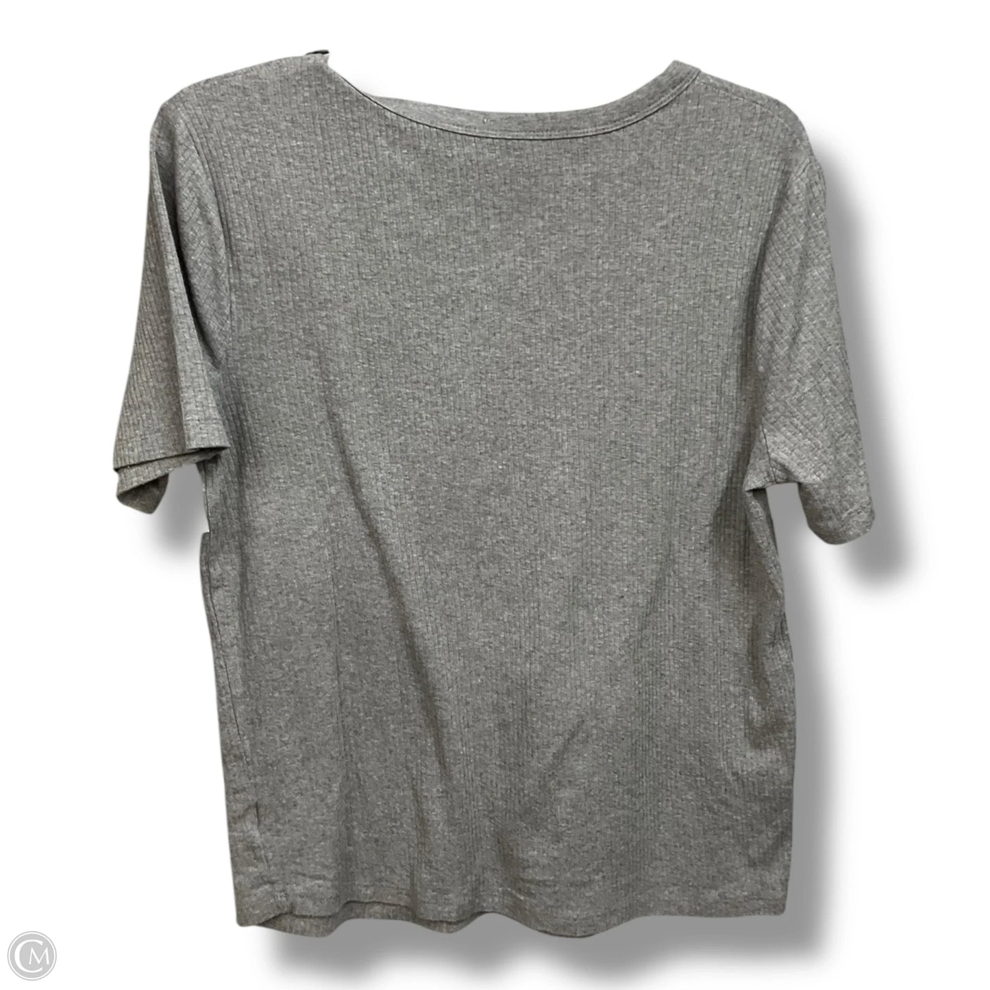 Top Short Sleeve By A New Day In Grey, Size: Xl
