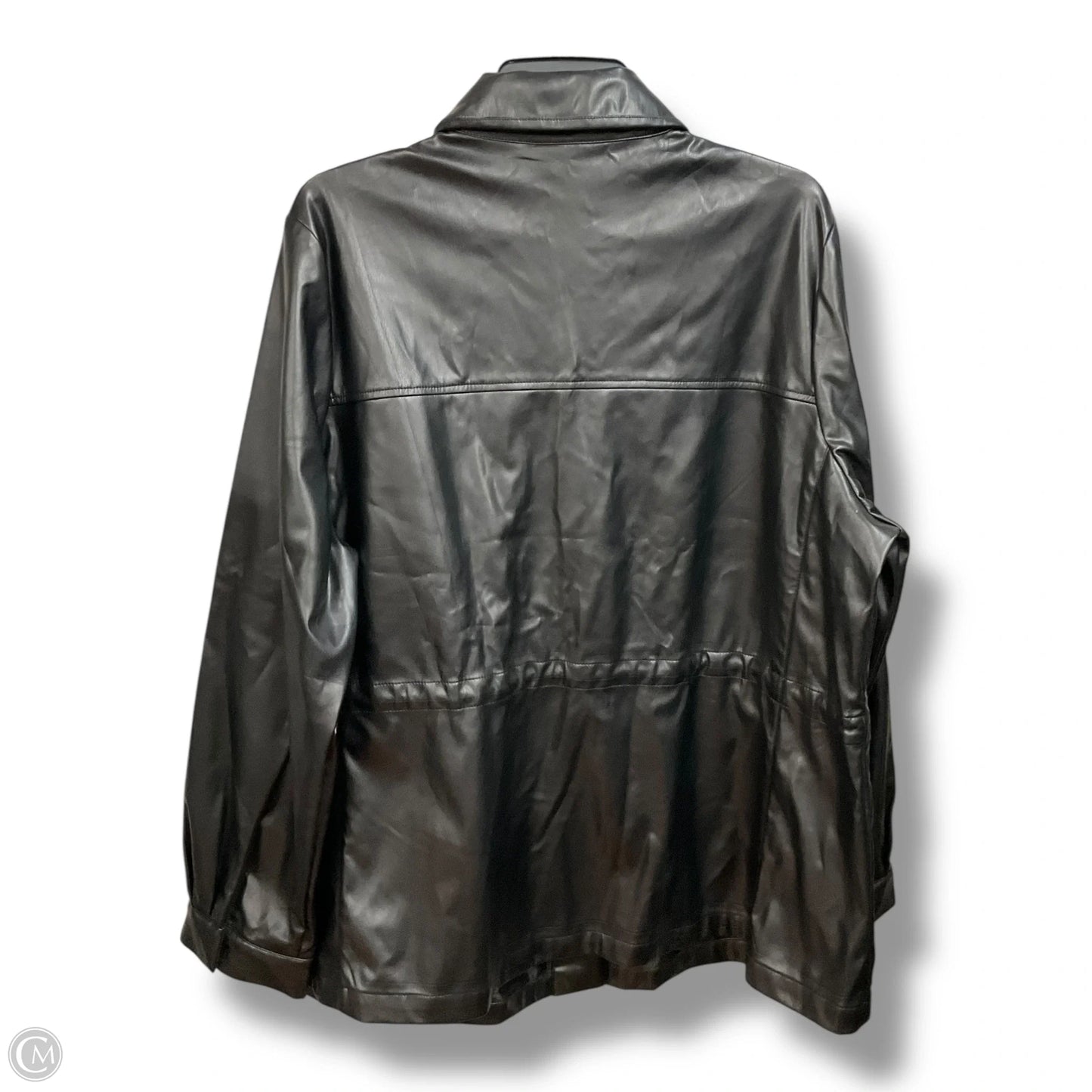 Jacket Leather By Lane Bryant In Black, Size: Xxl