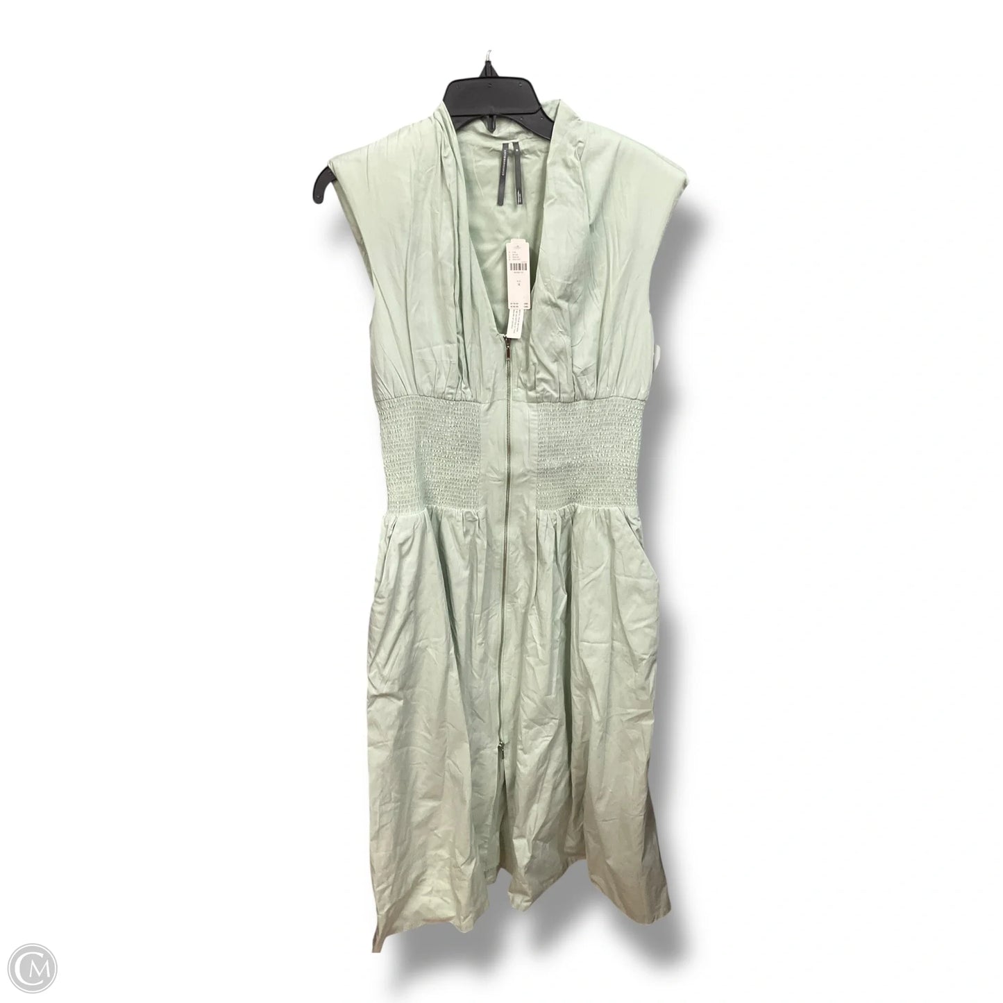 Dress Casual Midi By Anthropologie In Green, Size: M
