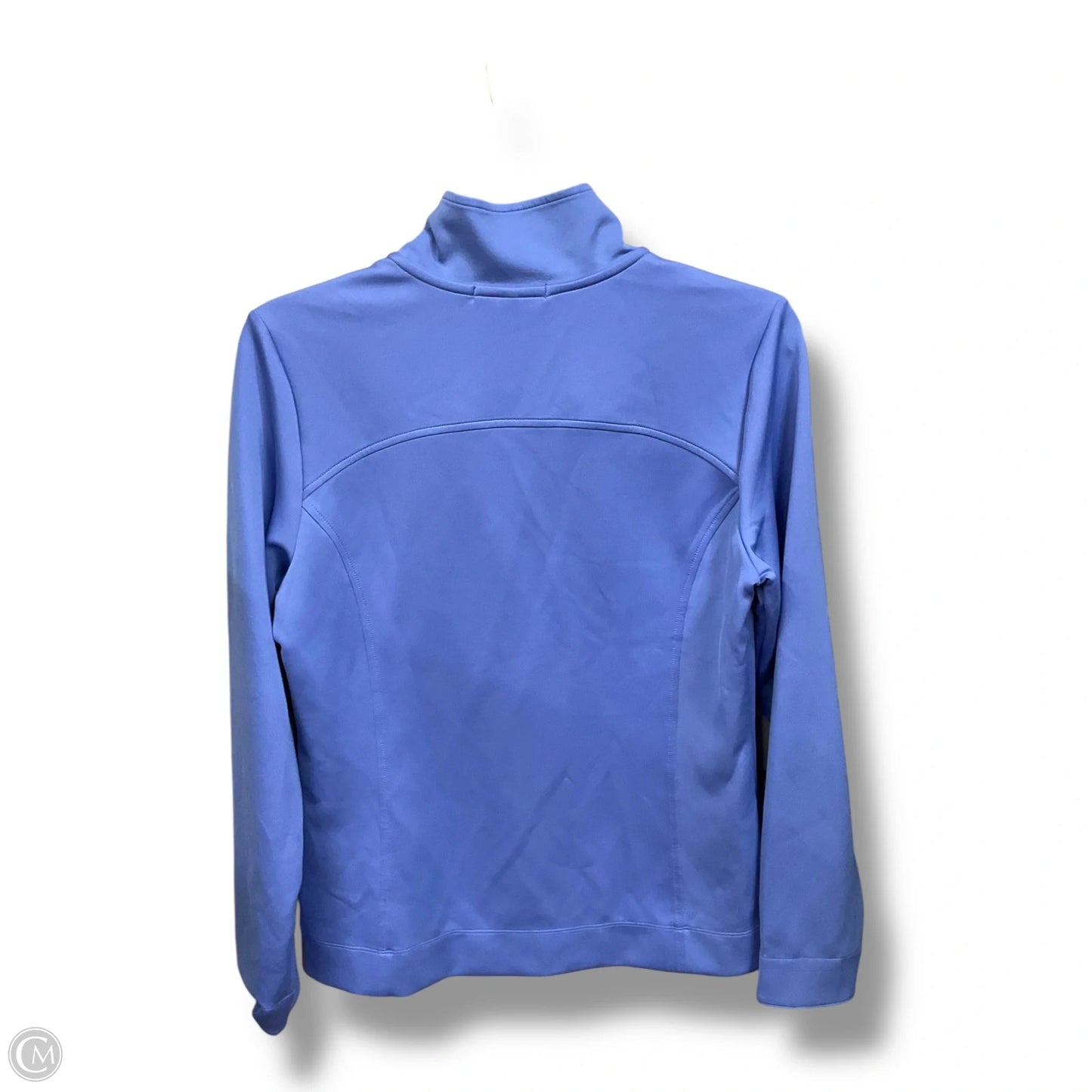 Athletic Top Long Sleeve Collar By Clothes Mentor In Blue, Size: M