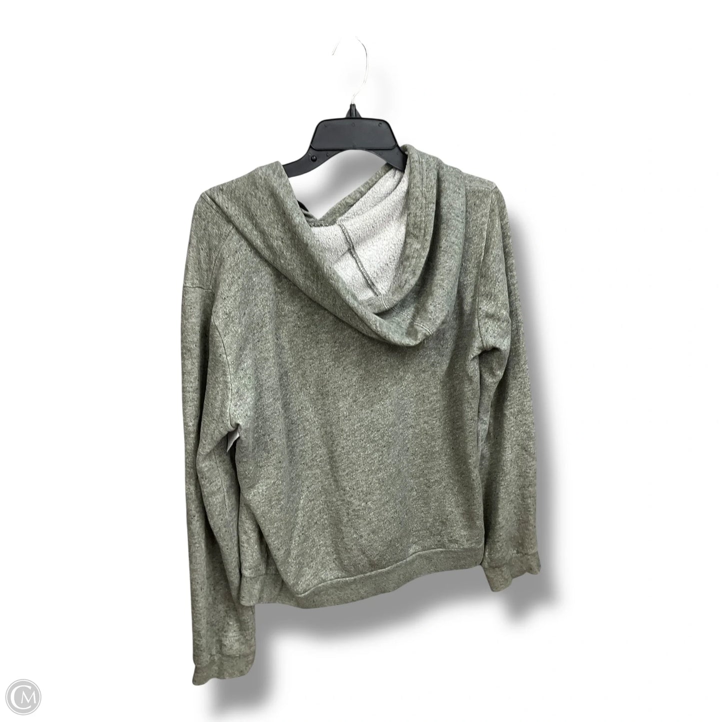 Athletic Sweatshirt Hoodie By Clothes Mentor In Green, Size: L