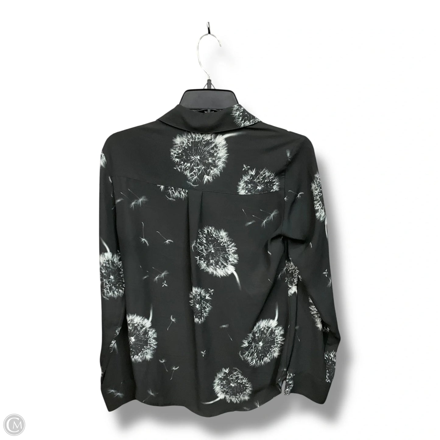 Blouse Long Sleeve By Express In Green, Size: S