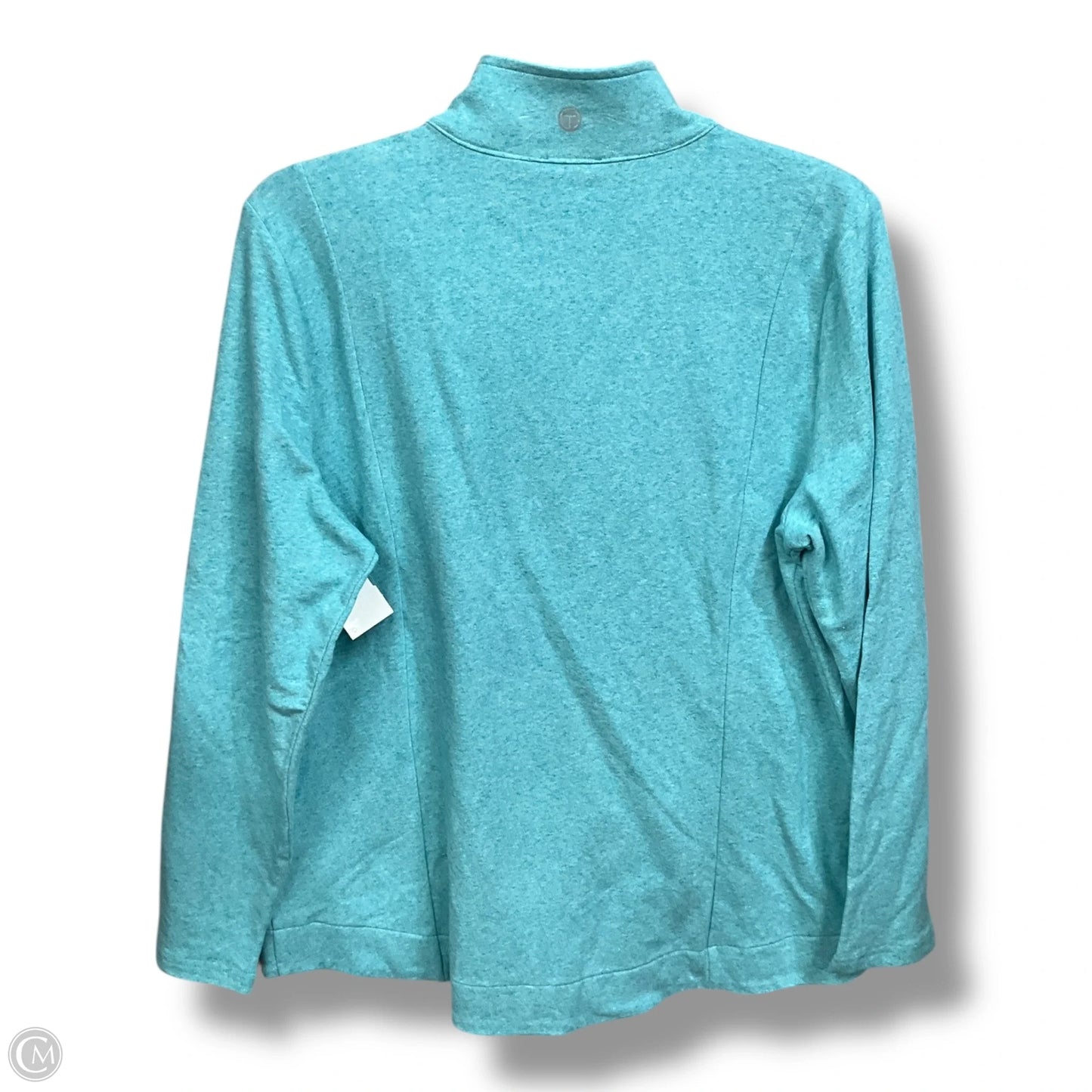 Athletic Jacket By Talbots In Aqua, Size: Lp