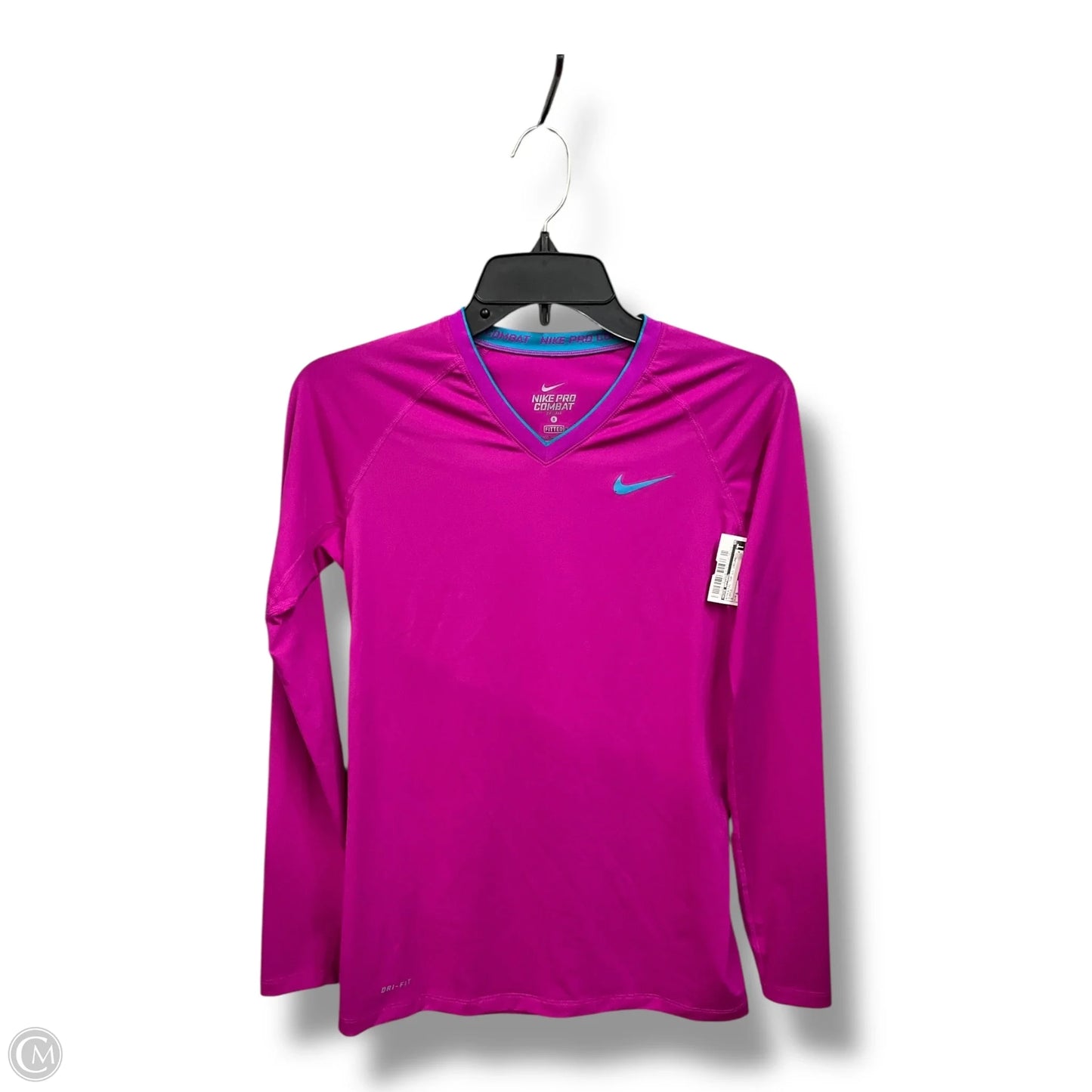 Athletic Top Long Sleeve Crewneck By Nike Apparel In Purple, Size: S