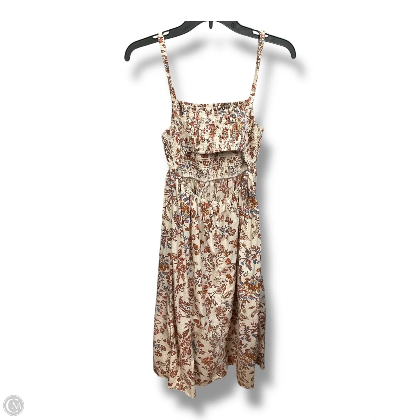 Dress Casual Midi By Old Navy In Paisley Print, Size: S