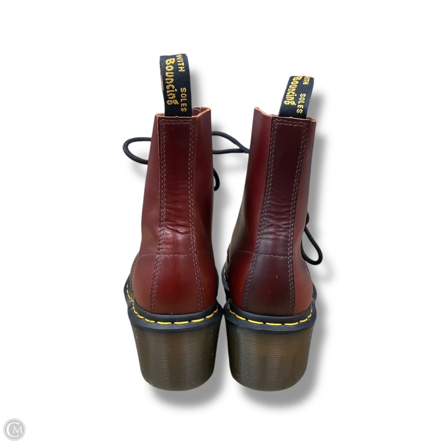 Boots Ankle Heels By Dr Martens In Copper, Size: 7