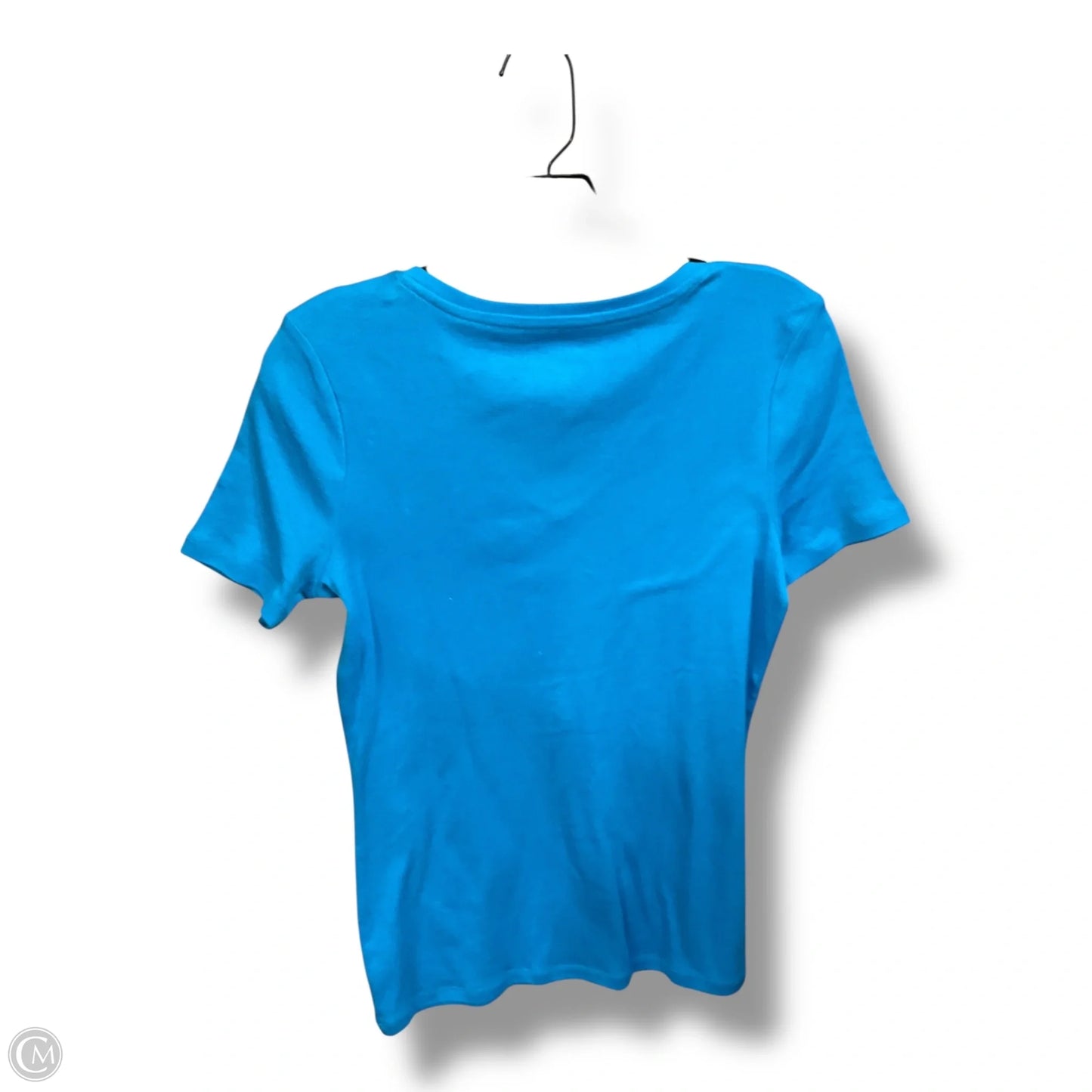 Top Short Sleeve By Talbots In Blue, Size: M