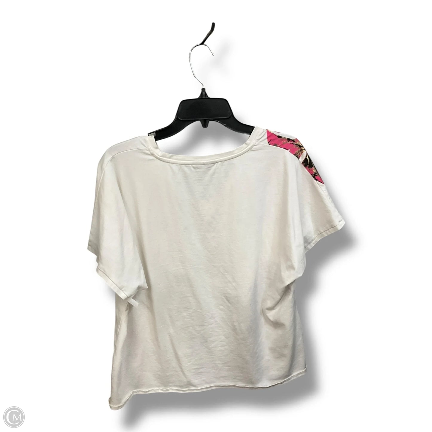 Top Short Sleeve By Chicos In White, Size: L