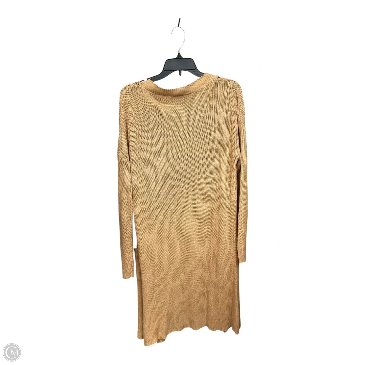 Cardigan By Clothes Mentor In Tan, Size: L