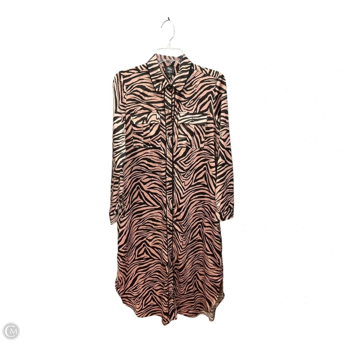 Dress Casual Midi By Bar Iii In Zebra Print, Size: S