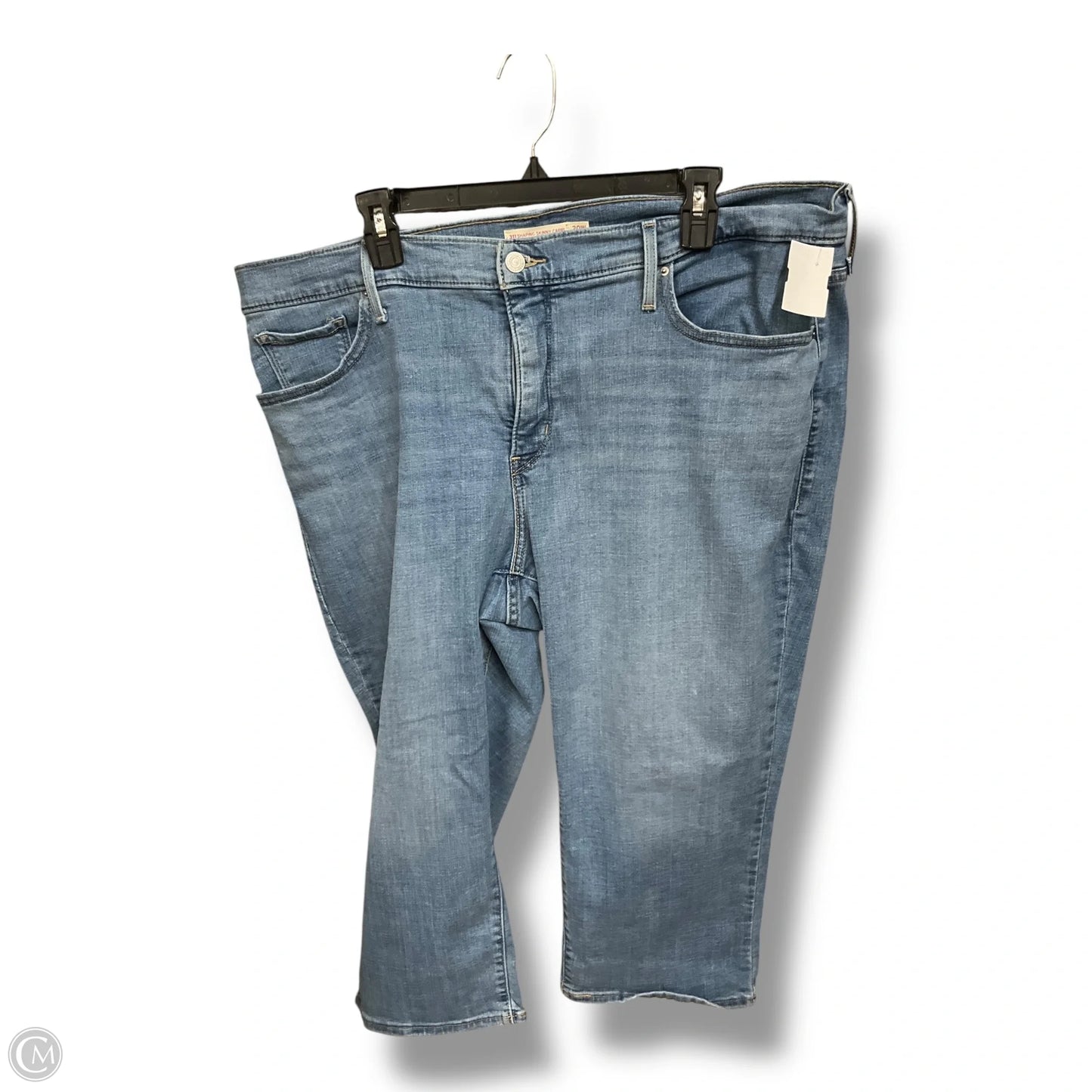 Jeans Skinny By Levis In Blue Denim, Size: 20