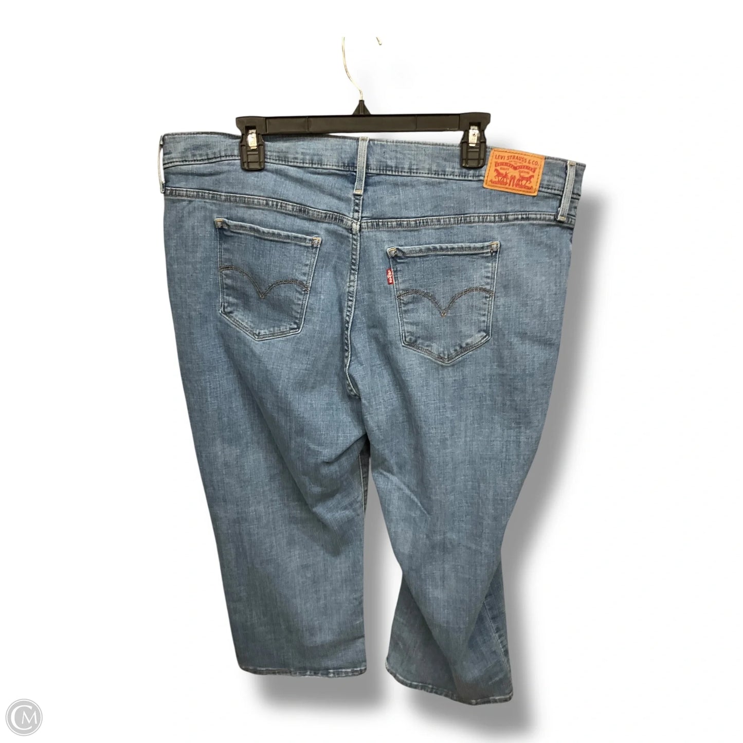 Jeans Skinny By Levis In Blue Denim, Size: 20